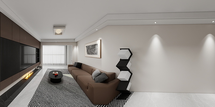 设计师刘子恒-青秀学府样板图-装修设计方案