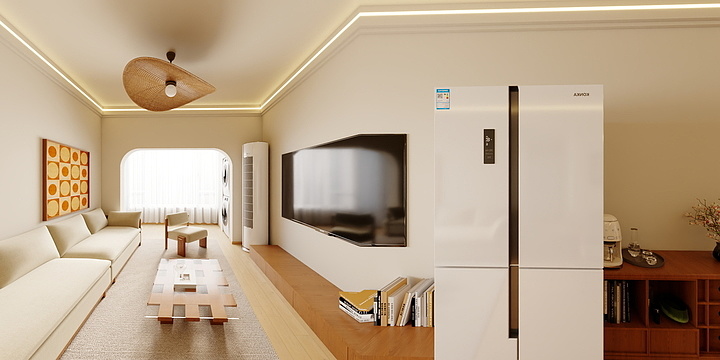 PREA|VISION-华创金麟府83平-装修设计方案