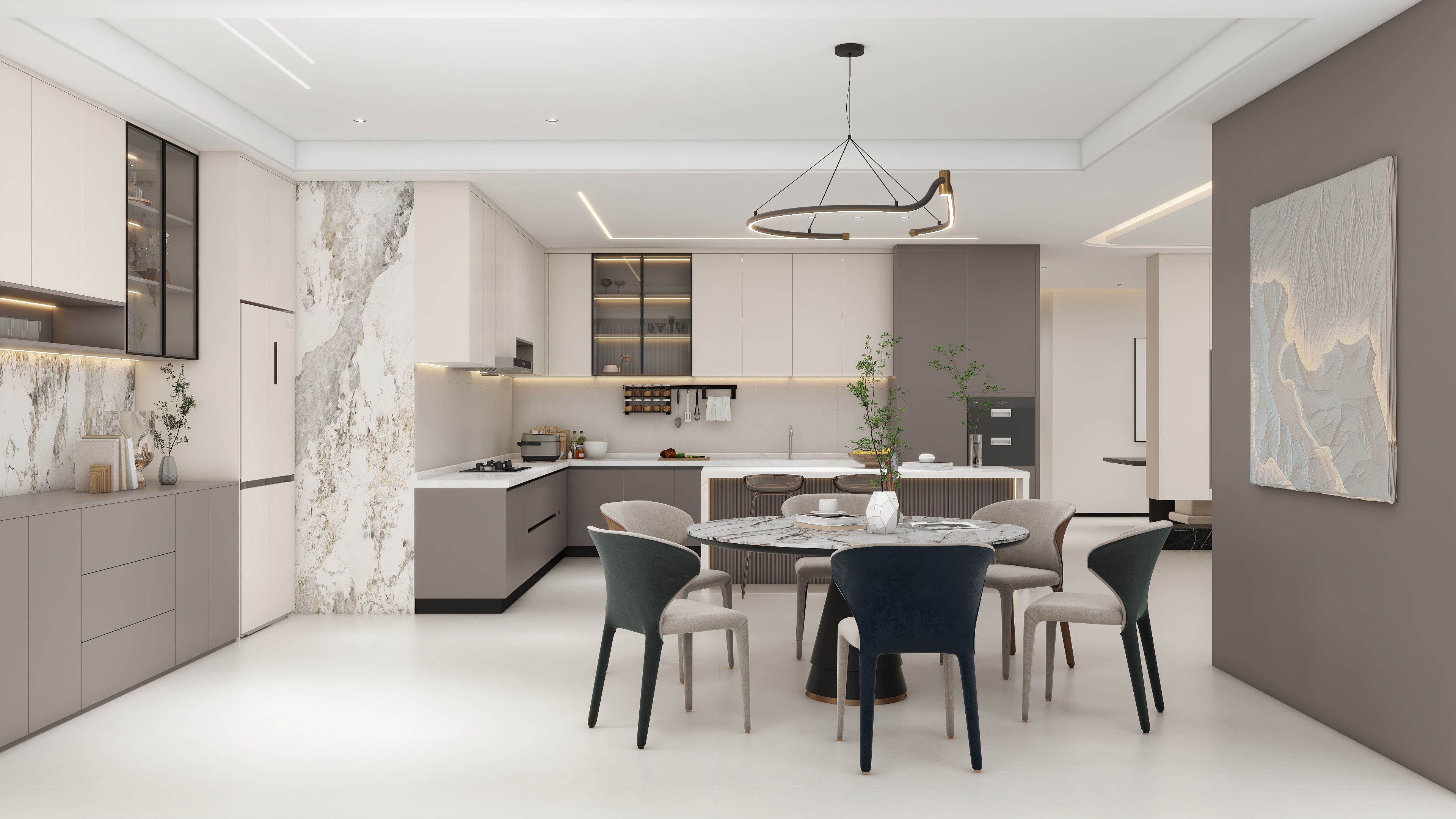 弥勒-顾海奎-湖泉湾3号·翠湖天地雅居方案装修效果图