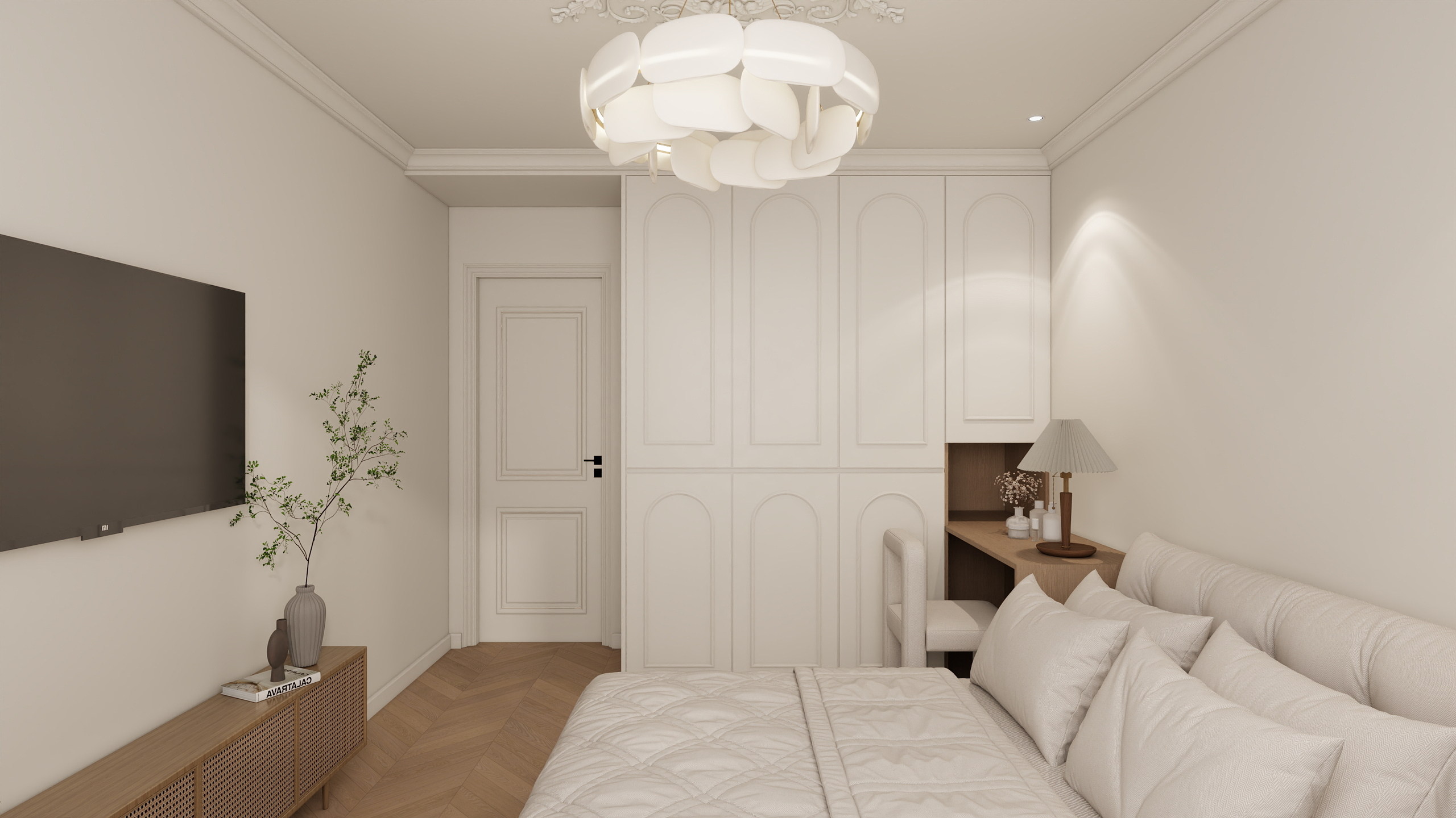 伍君滕-奶油风 | 金藤苑-装修设计方案