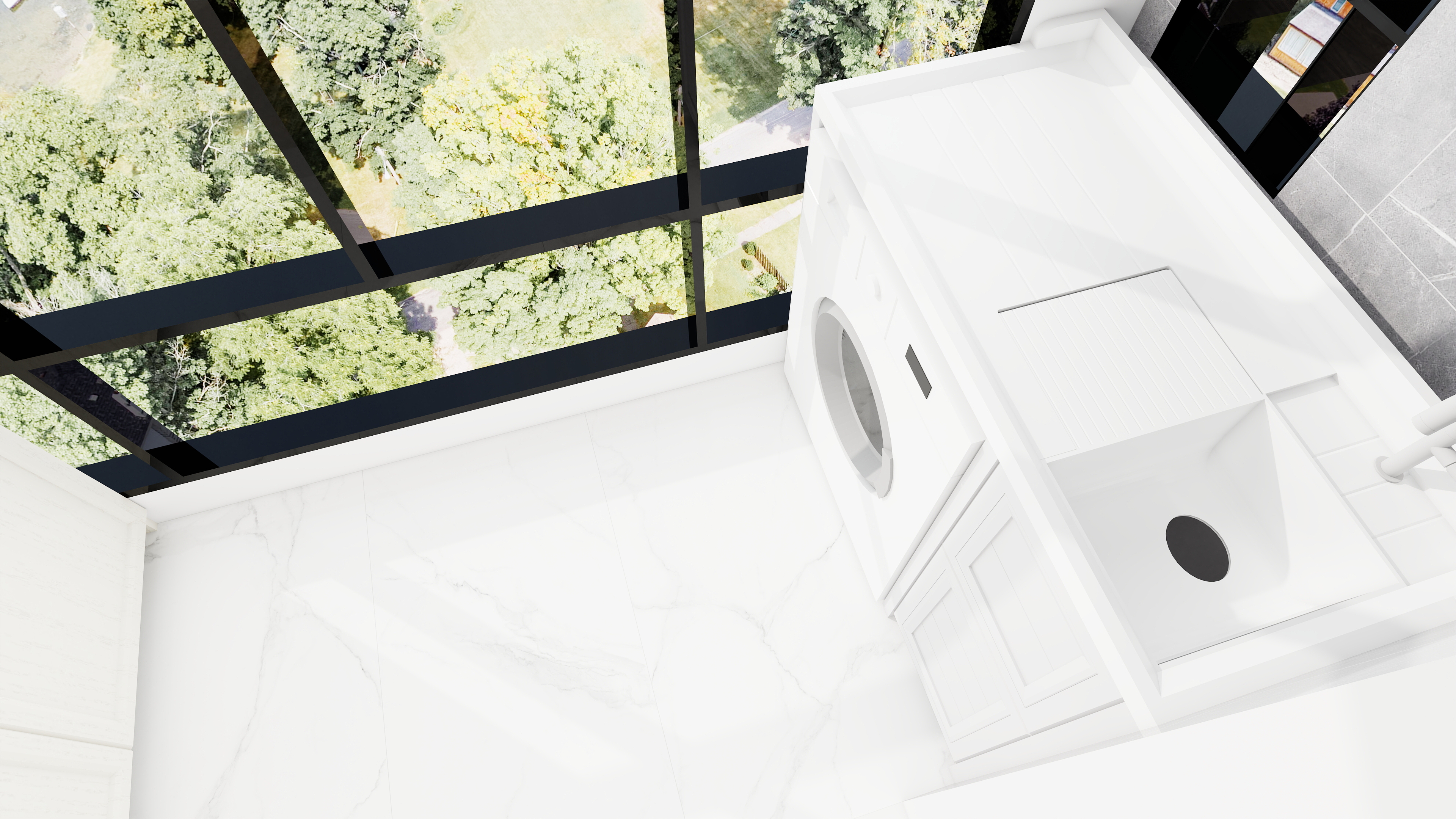 曲周新飞-中德英伦联邦87㎡4室-装修设计方案