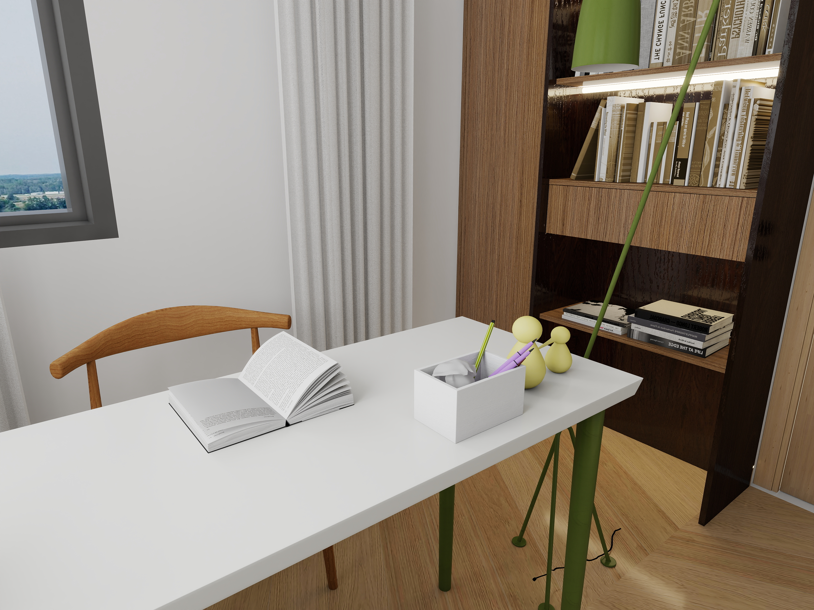 小煜仔-海德公园81㎡3室装修效果图