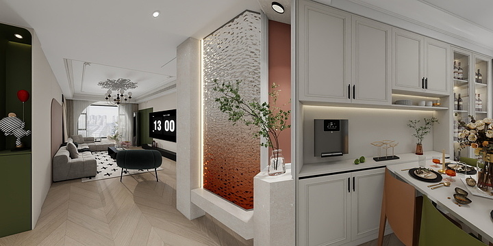 你听得到Echo-金色航城聚鑫苑-装修设计方案