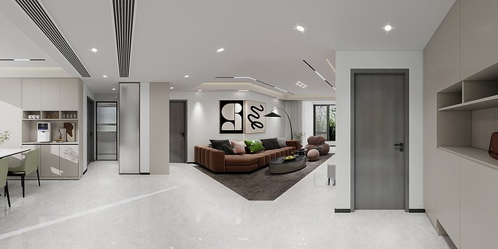 颍上简一装饰-中奥6#903室-装修设计方案