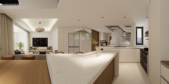 清晨carol-佘山望下叠01室201-101-12.7-装修设计方案