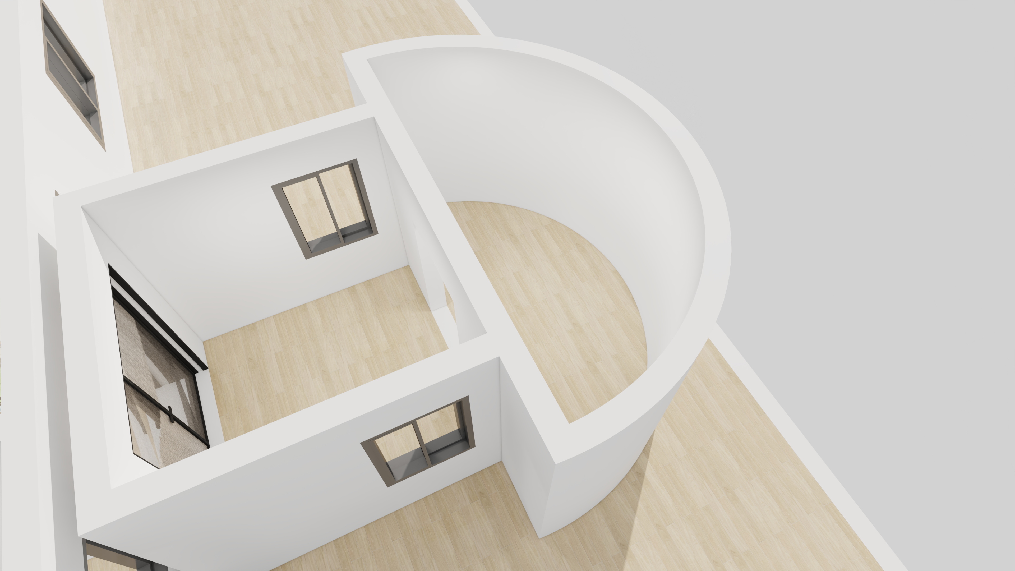 曲周新飞-中级实操考核户型-装修设计方案