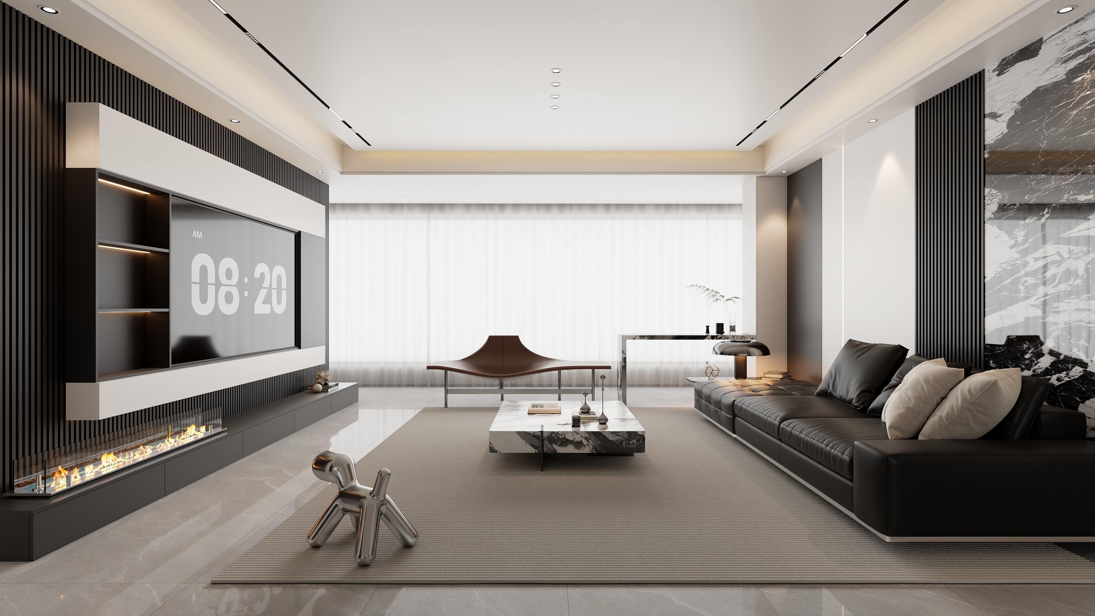 不ai画图-168㎡2室-装修设计方案