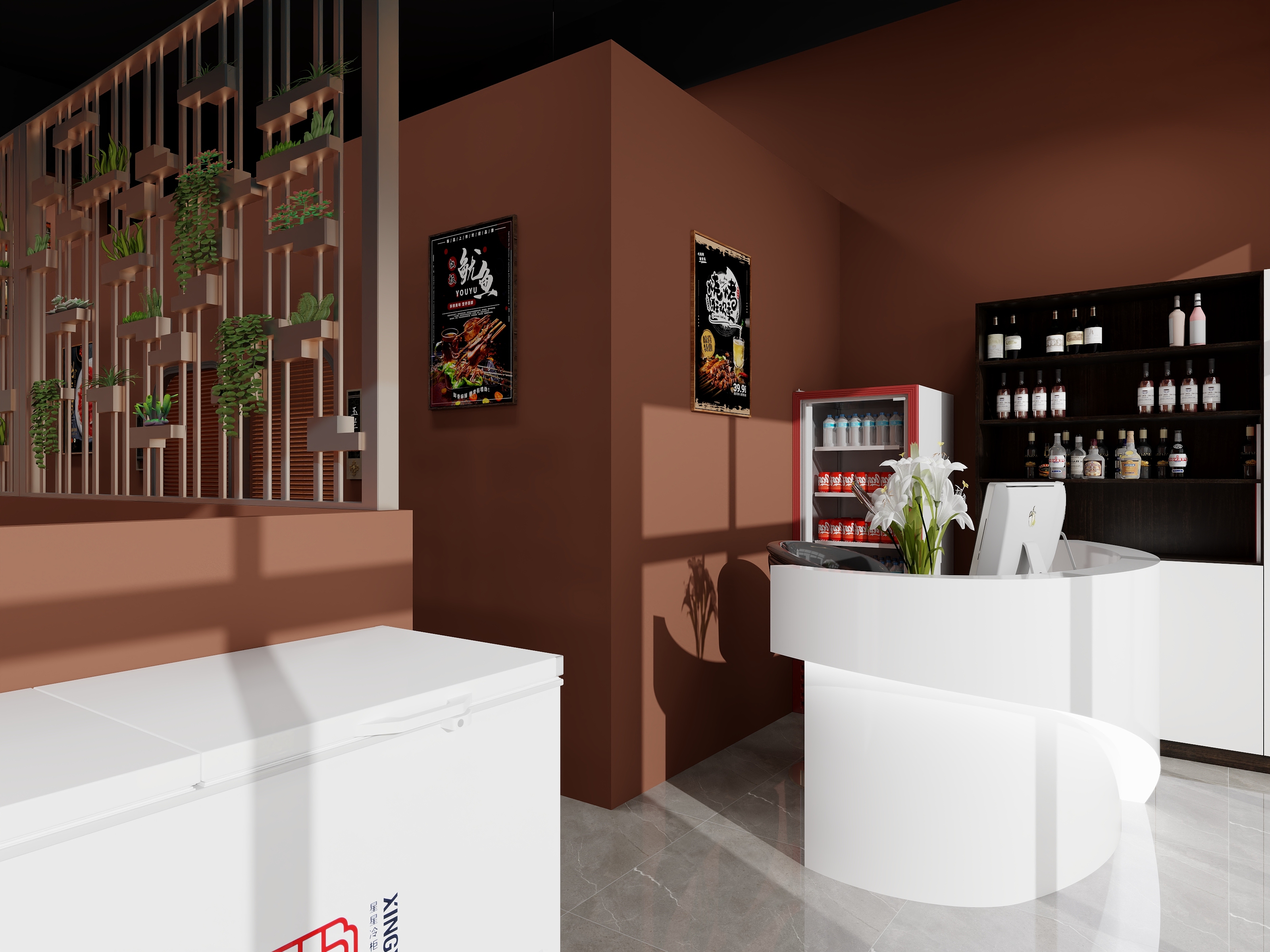 设计师徐显龙-烧烤店-装修设计方案