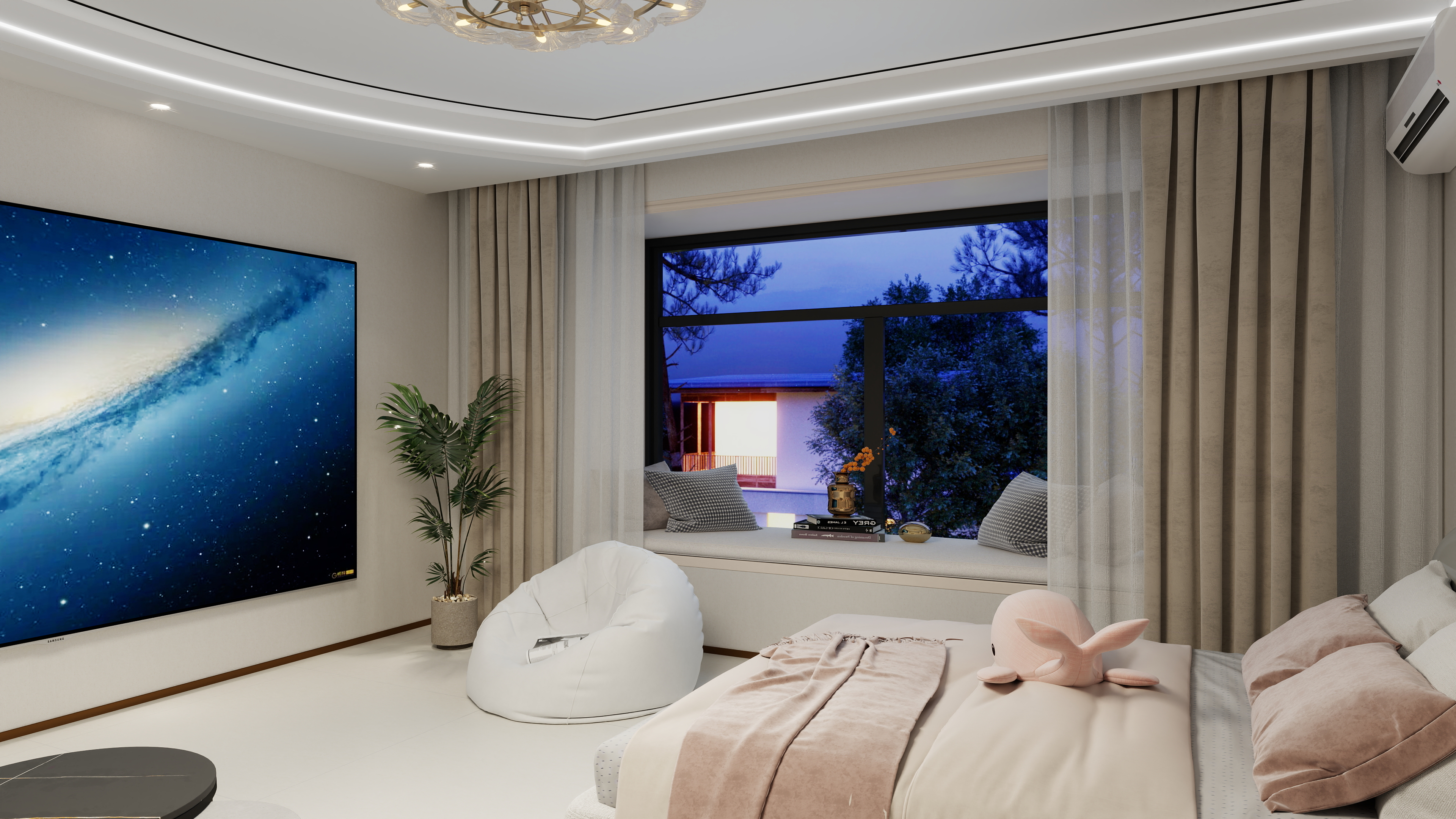 刘俊平-民宿现代简约36㎡-装修设计方案