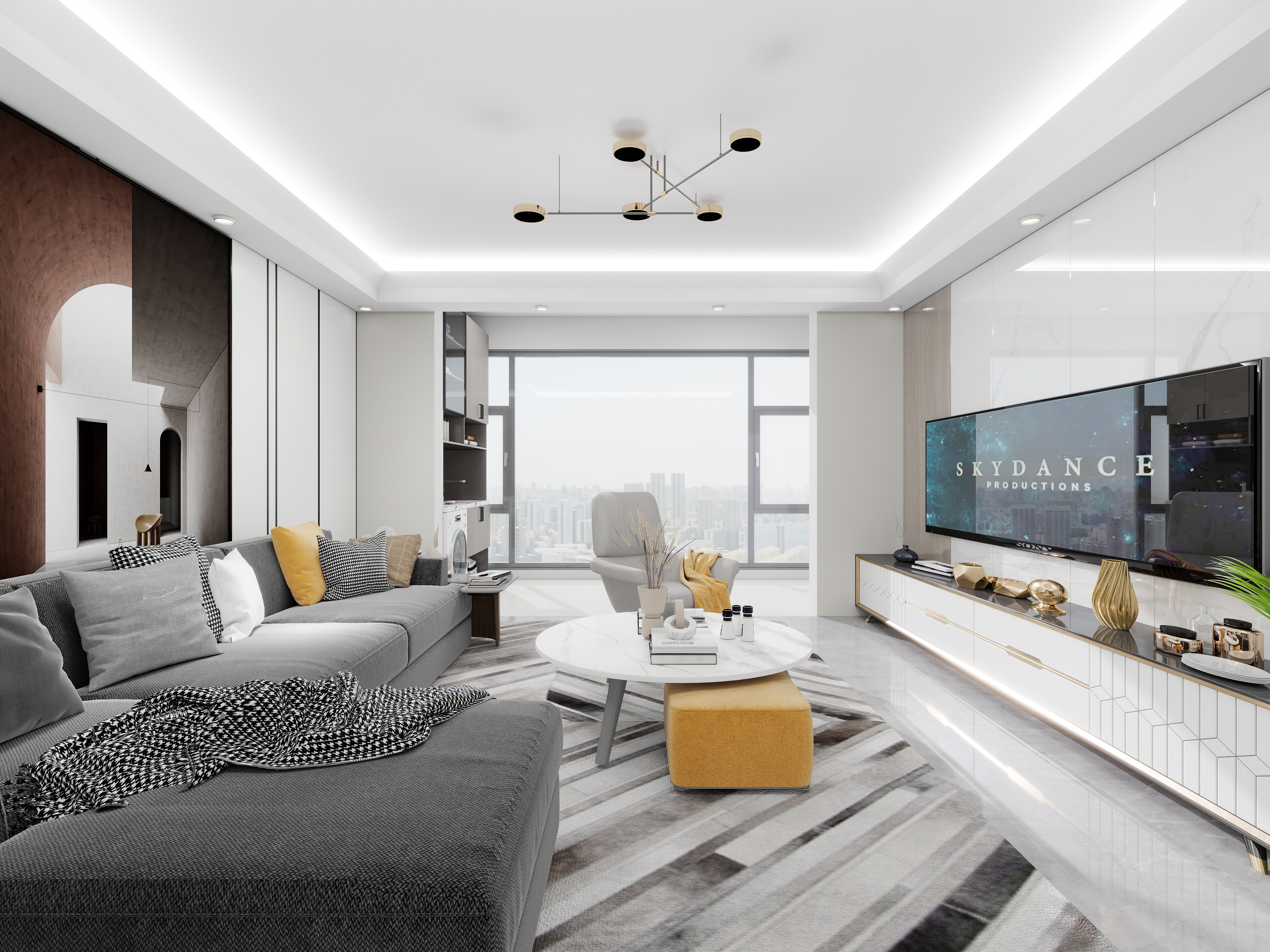 福建linyu-linyu 现代风居住空间设计-装修设计方案