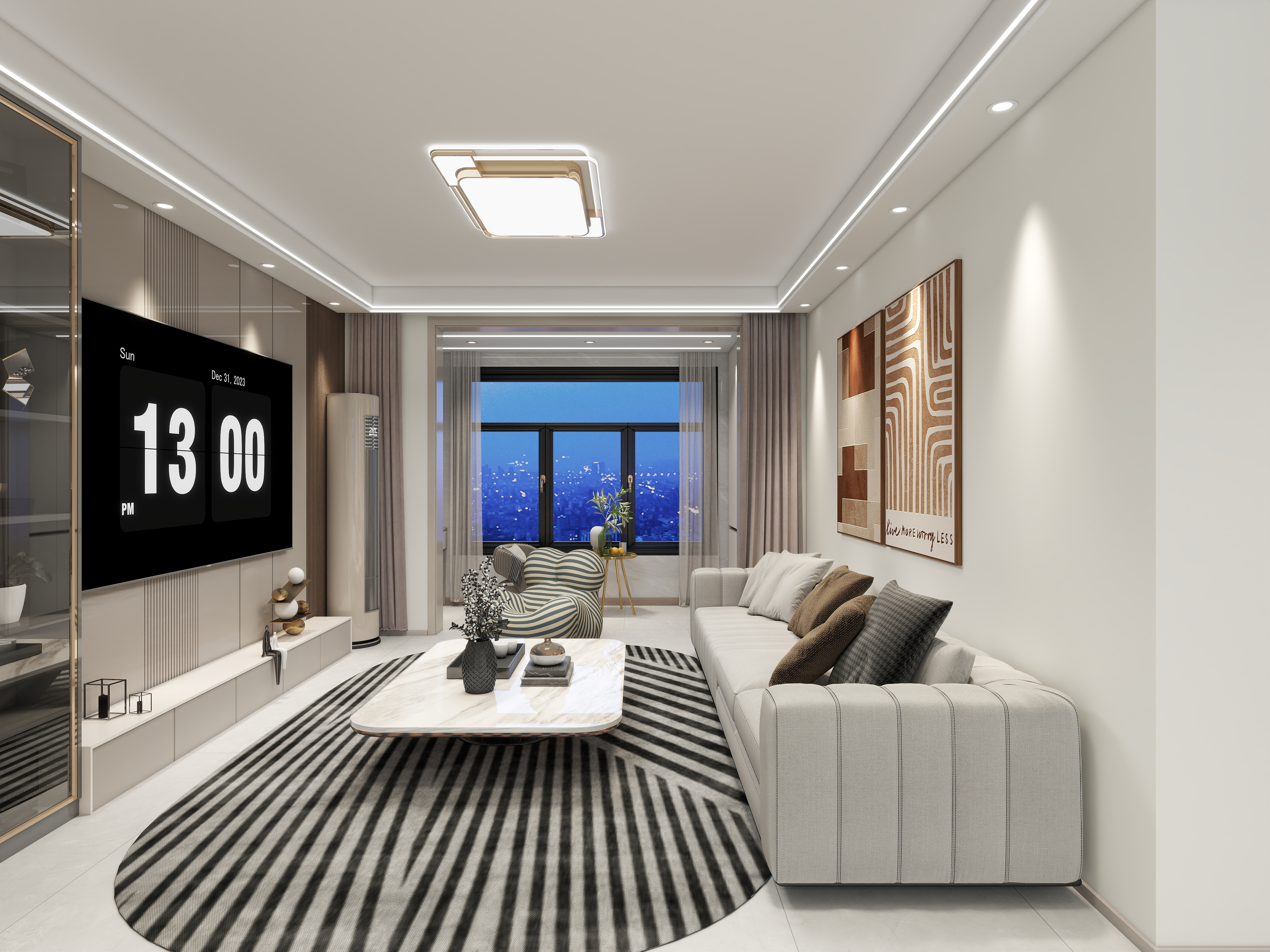 精品设计师zhh-书香华府  126㎡  3居室-装修设计方案