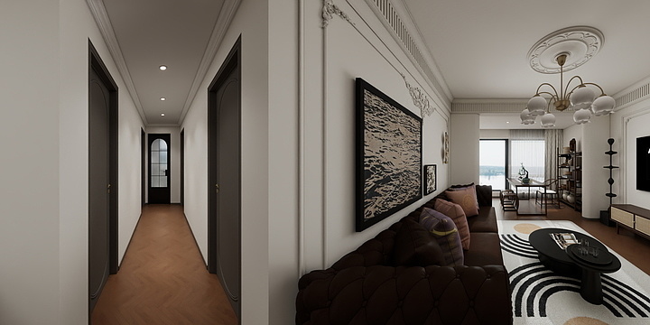 杉青-全案-木作-王导-凯田秀水湾-中古三室改四室-装修设计方案