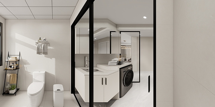 166****2525-高铁新城129-现代简约-装修设计方案