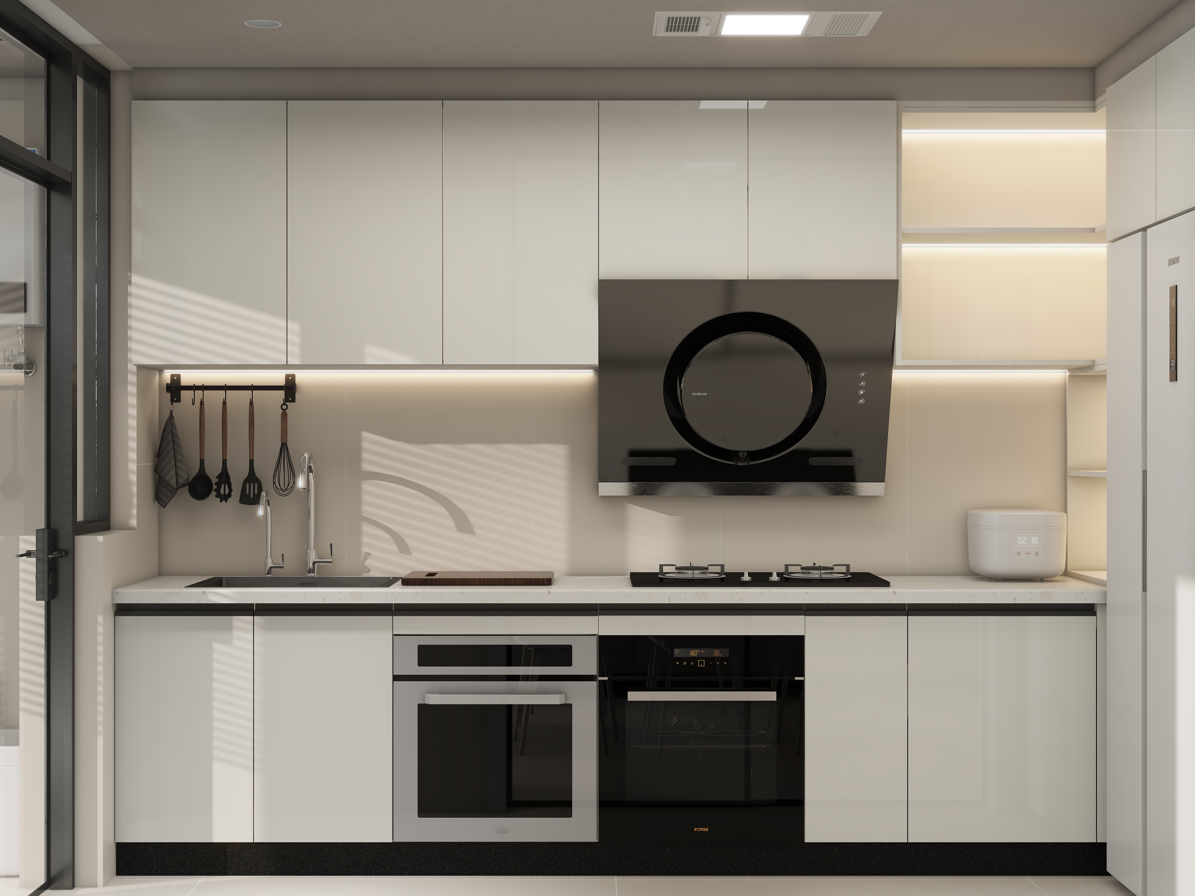 陈建伟-【侘寂与奶油】北辰悦来壹号装修效果图