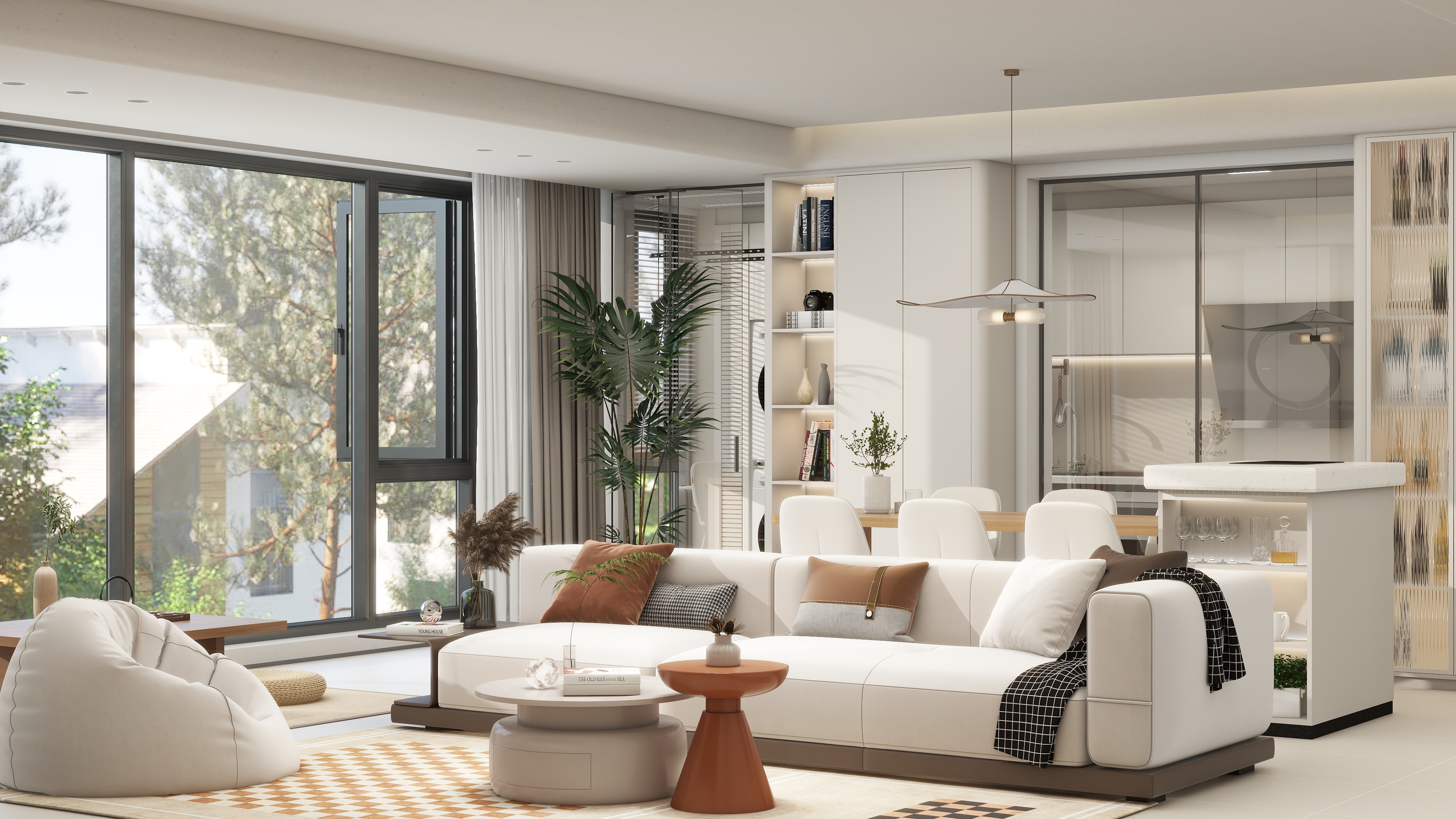 陈建伟-【侘寂与奶油】北辰悦来壹号-装修设计方案