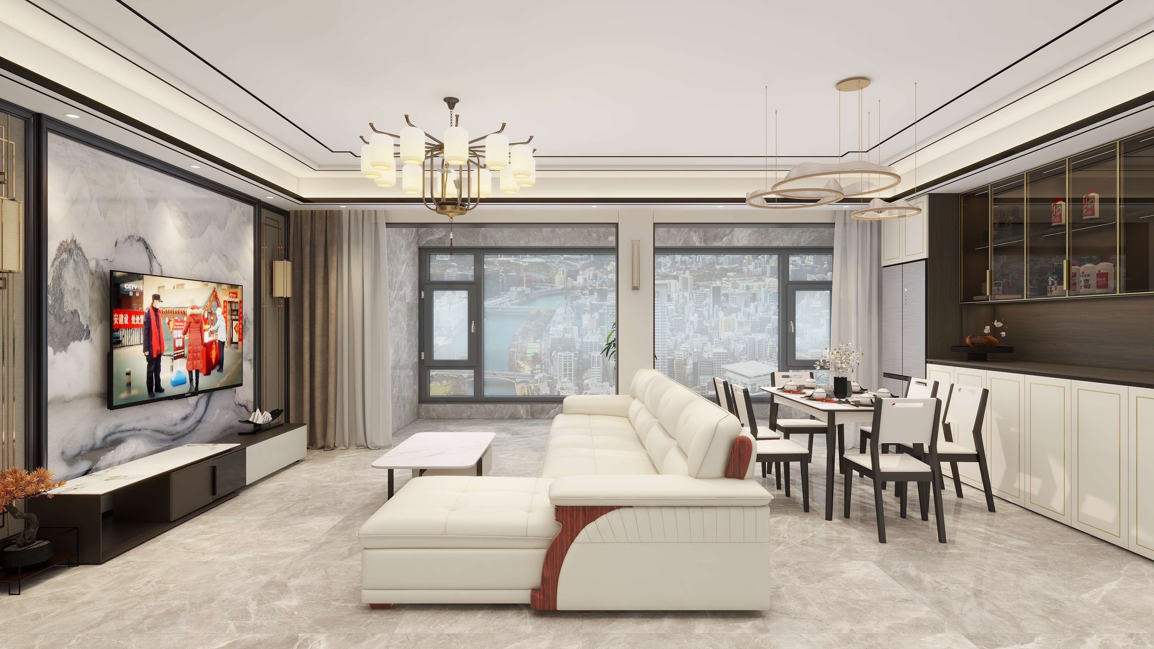 邓州石峰-邓州-建业森林半岛-3室2厅-装修设计方案