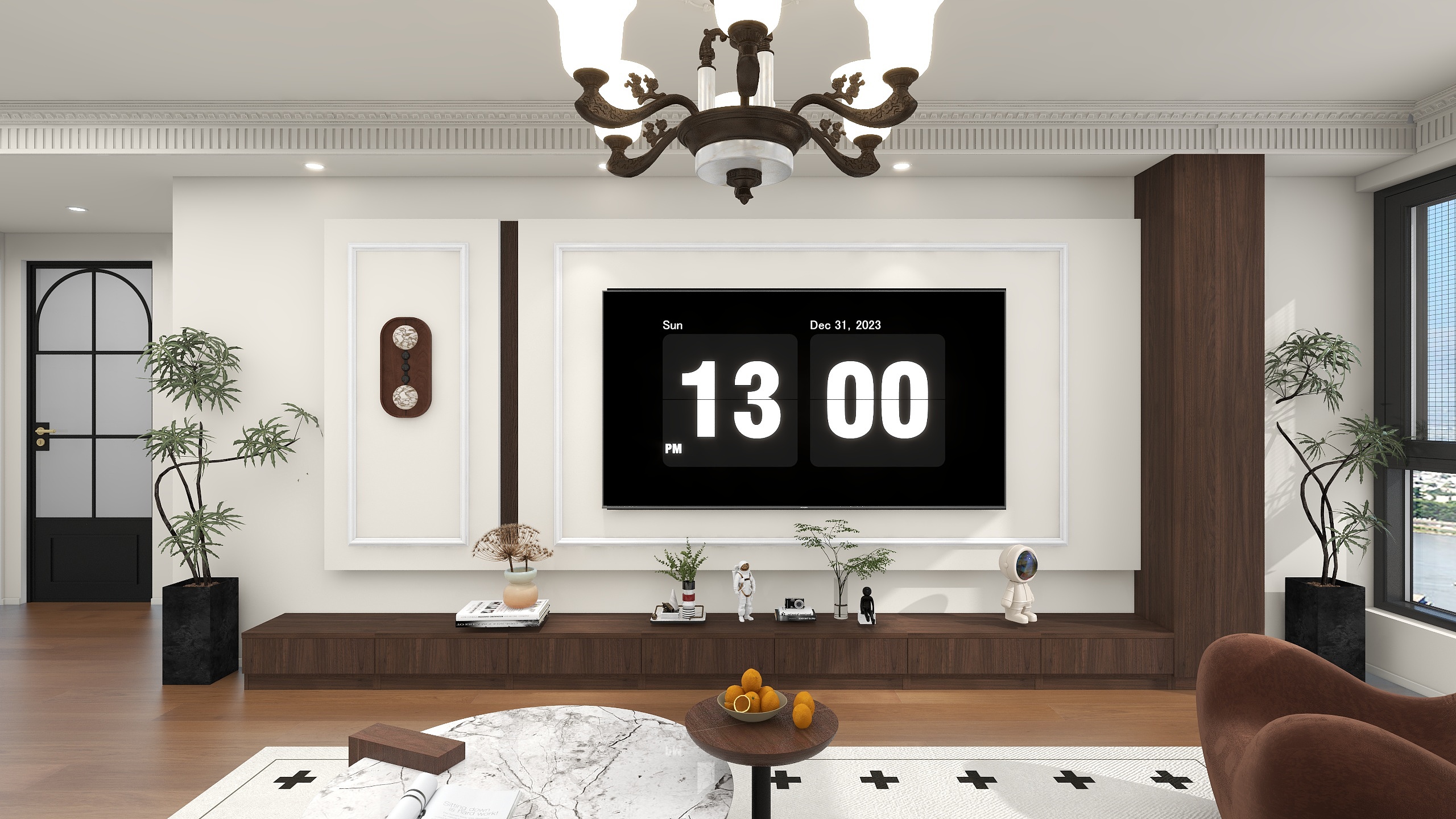 燕飞设计师-梅陇琚126平方——中古风-装修设计方案