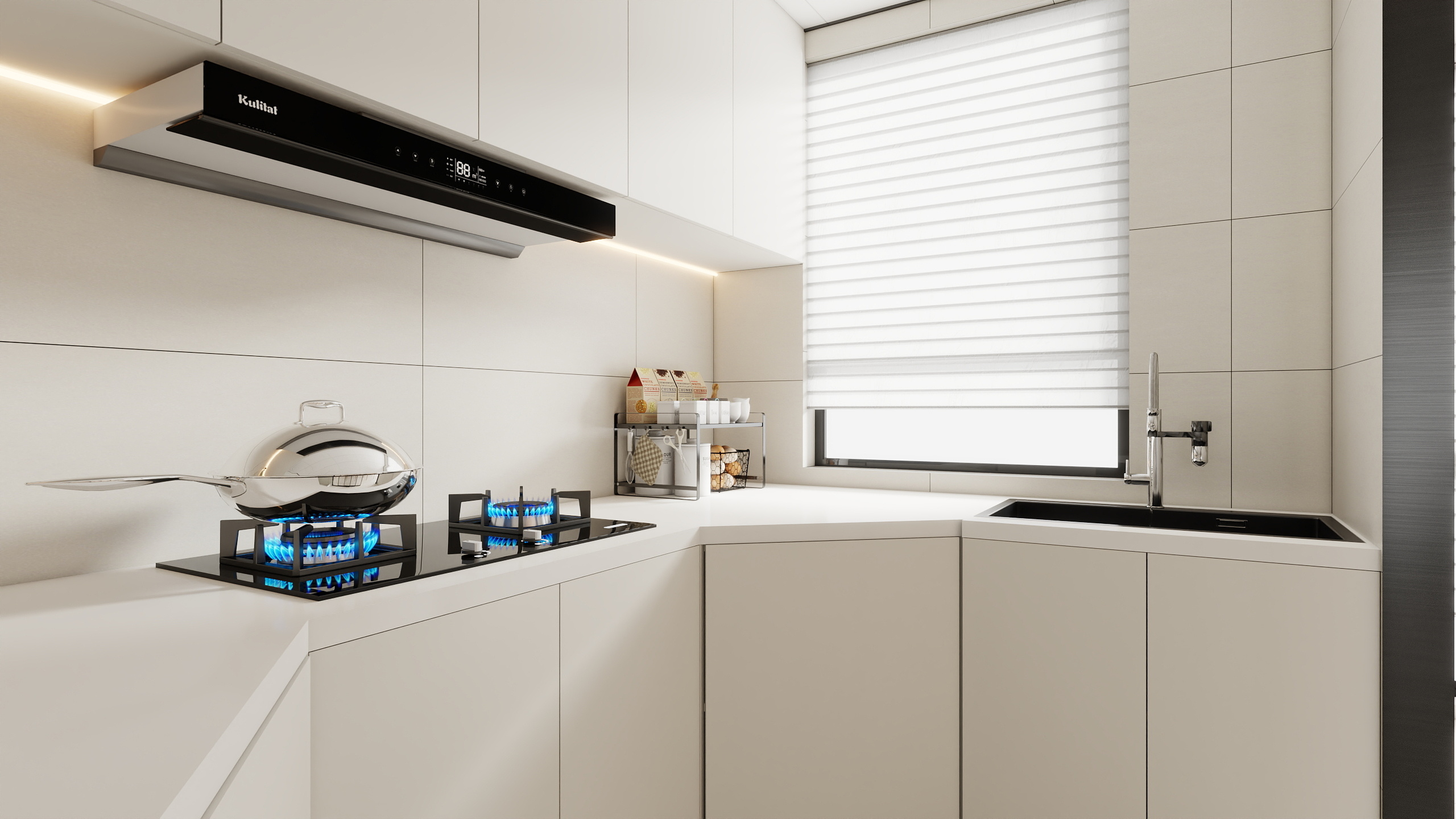 Jerry-空间设计-127㎡4室装修效果图