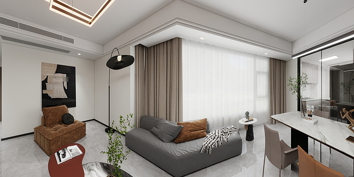 DHLLL-红星天铂17-1004-装修设计方案