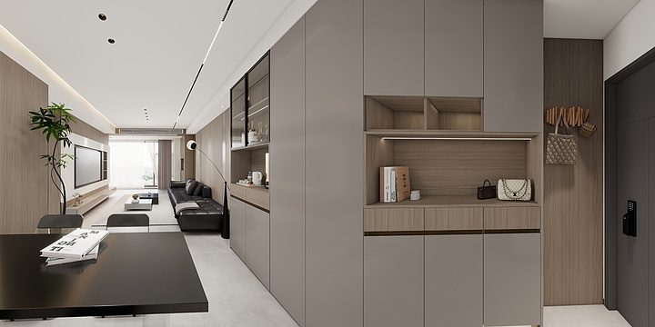 易一yi-天境98平精装房-装修设计方案