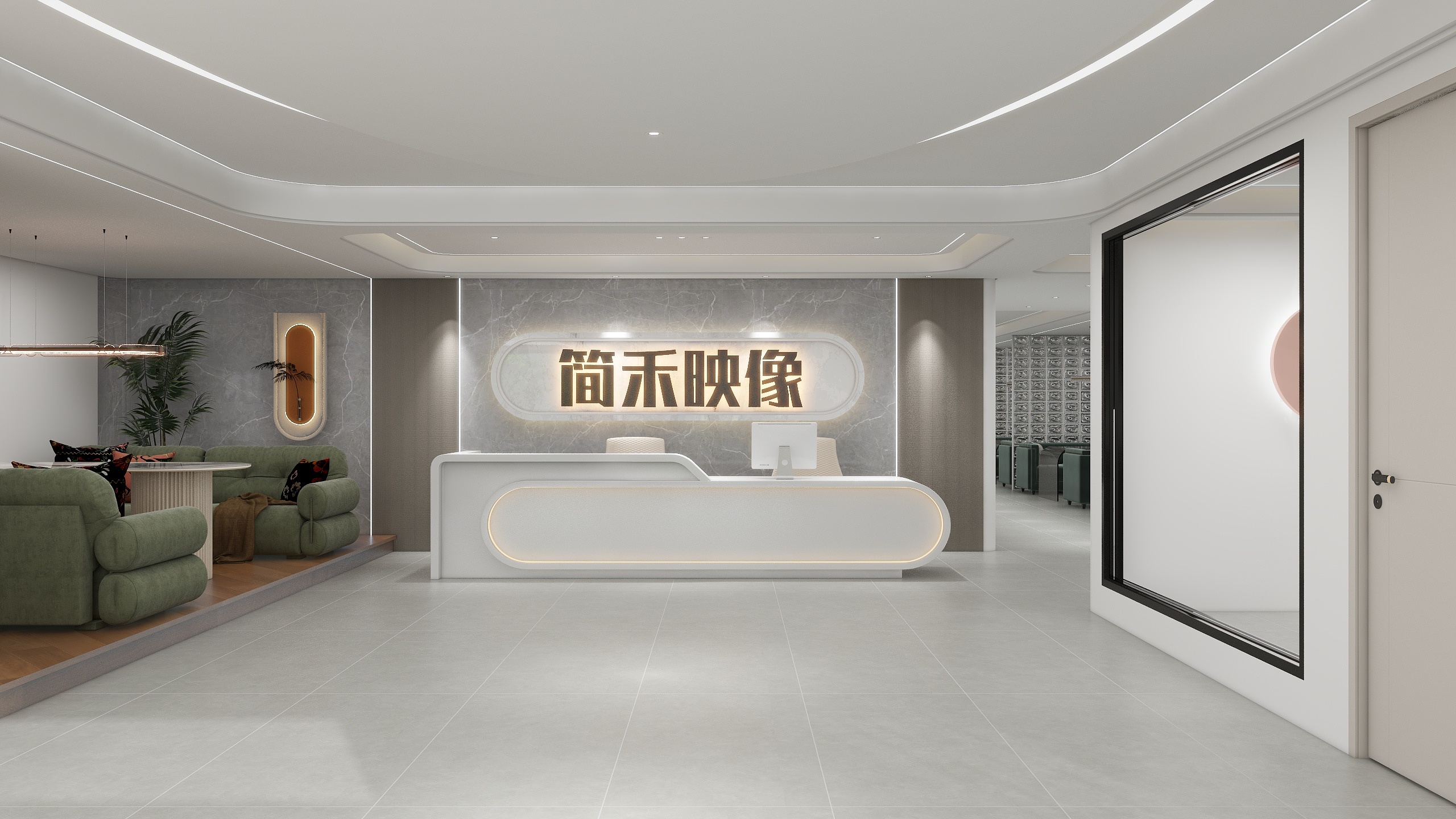 设计师玉京子-摄影店装修效果图