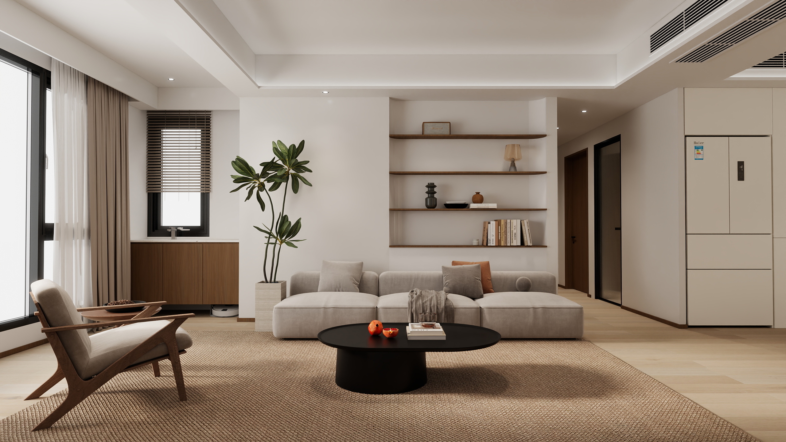 猴子婧-津湖熙悦130㎡4室-装修设计方案