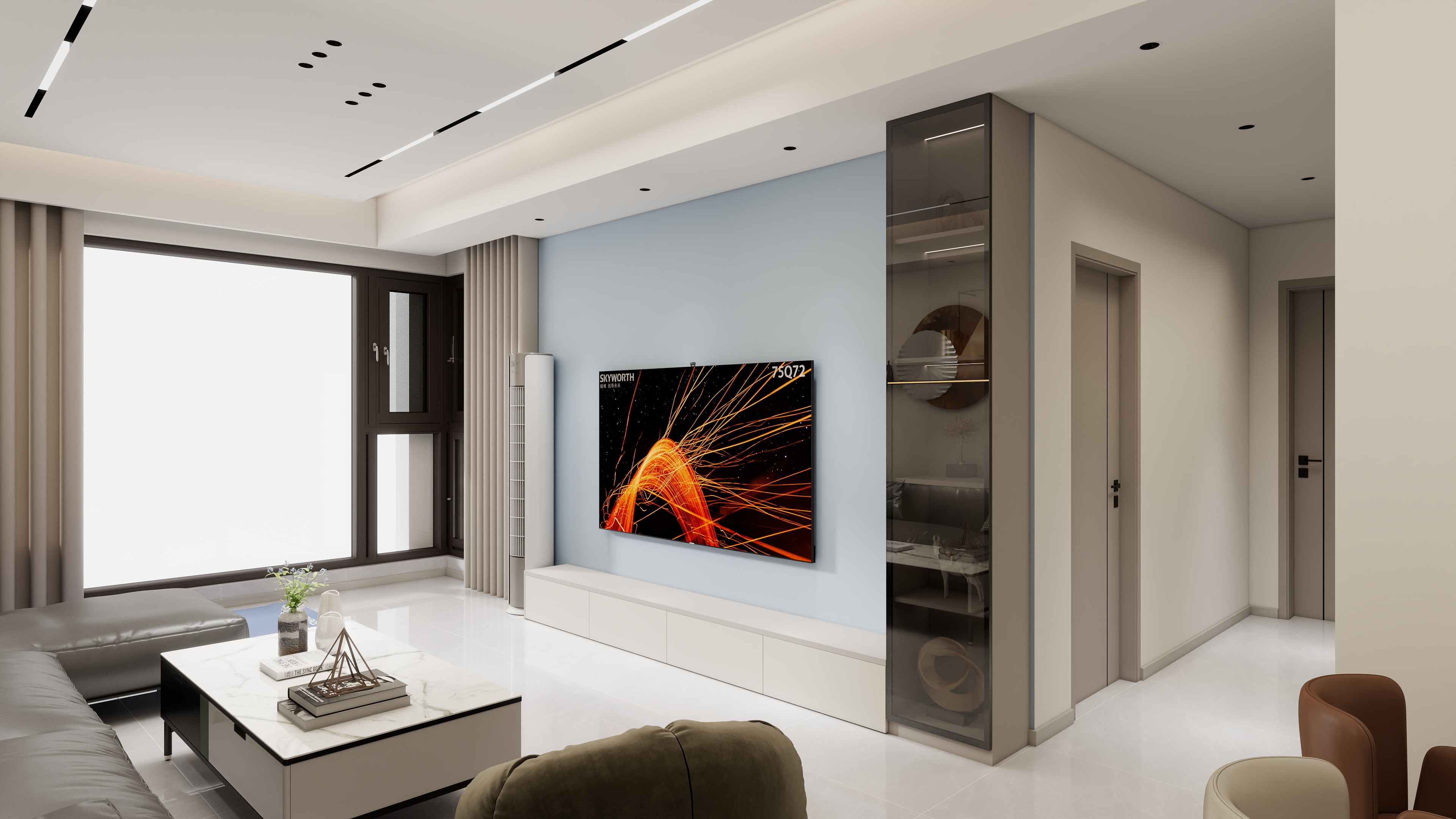 阿金装饰设计-上和赋90㎡3室-装修设计方案