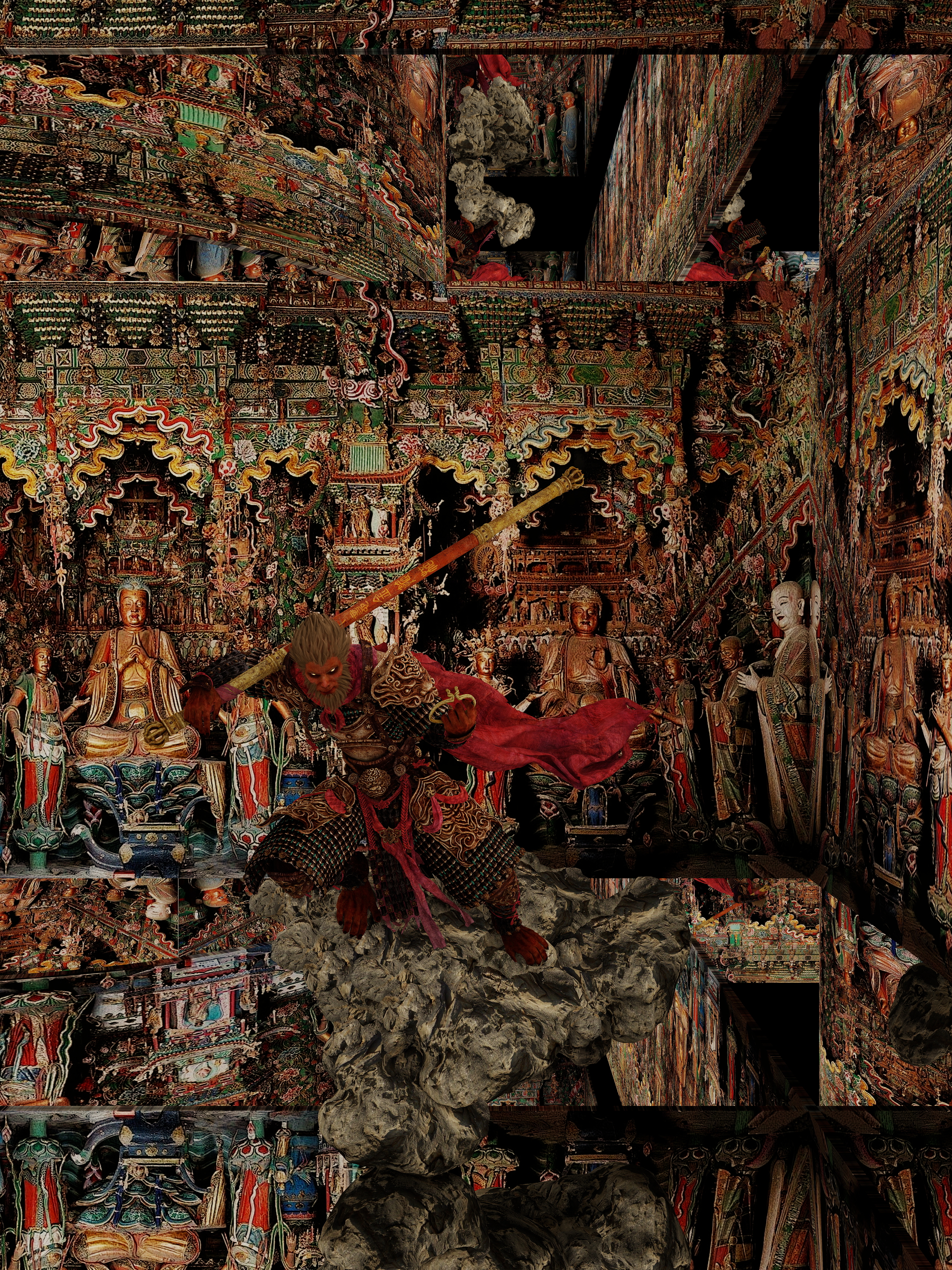 外城行者-彼岸：镜像世界@一念悟空_悬塑数字3DVR展示-装修设计方案