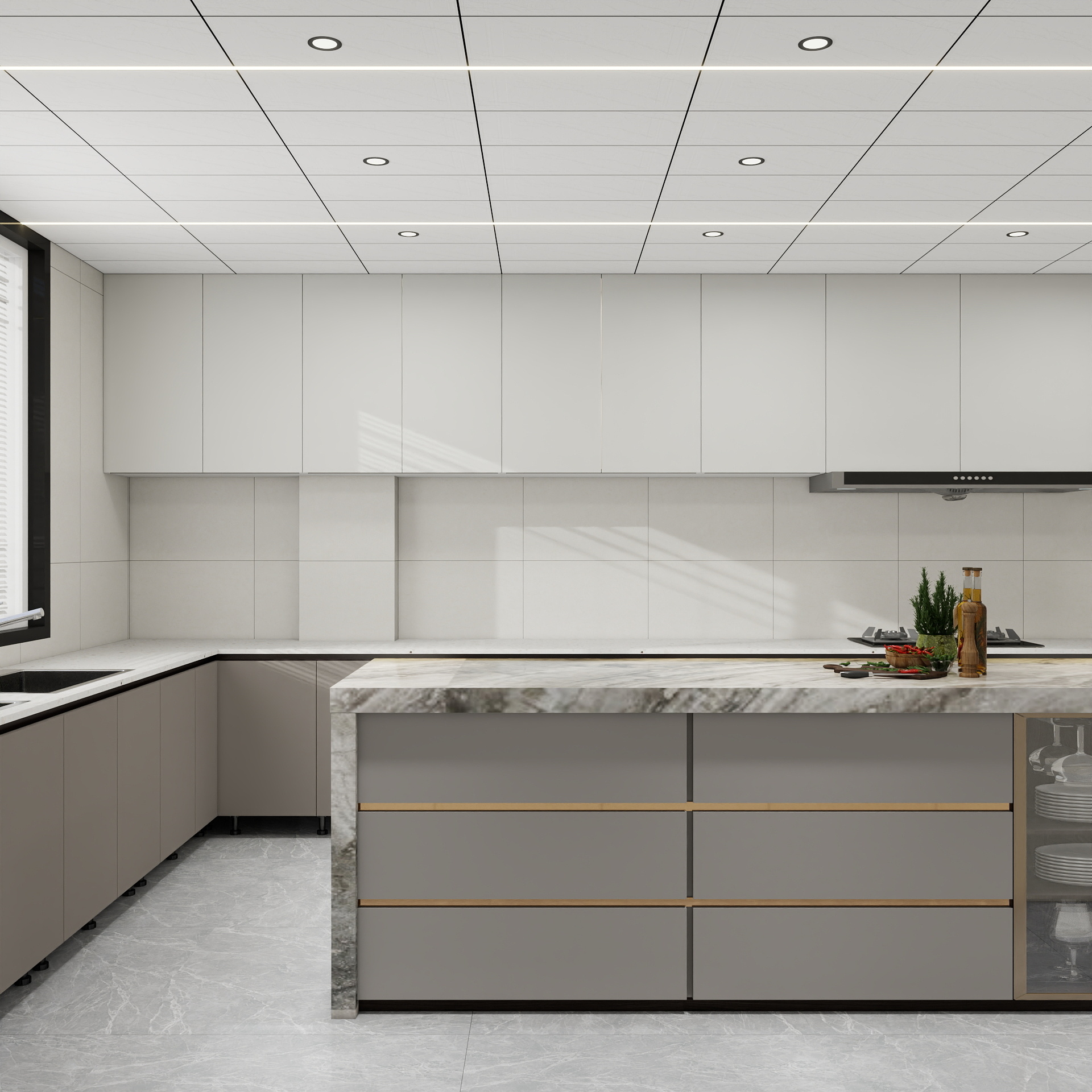 吴爽-343m²新中式风格设计装修效果图