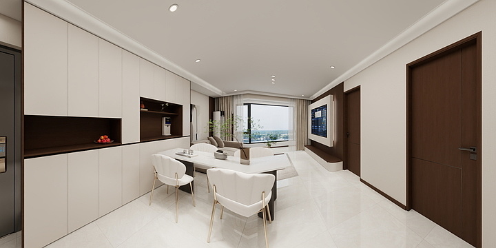 段书奎-白鹭源春晓四期98㎡3室-装修设计方案