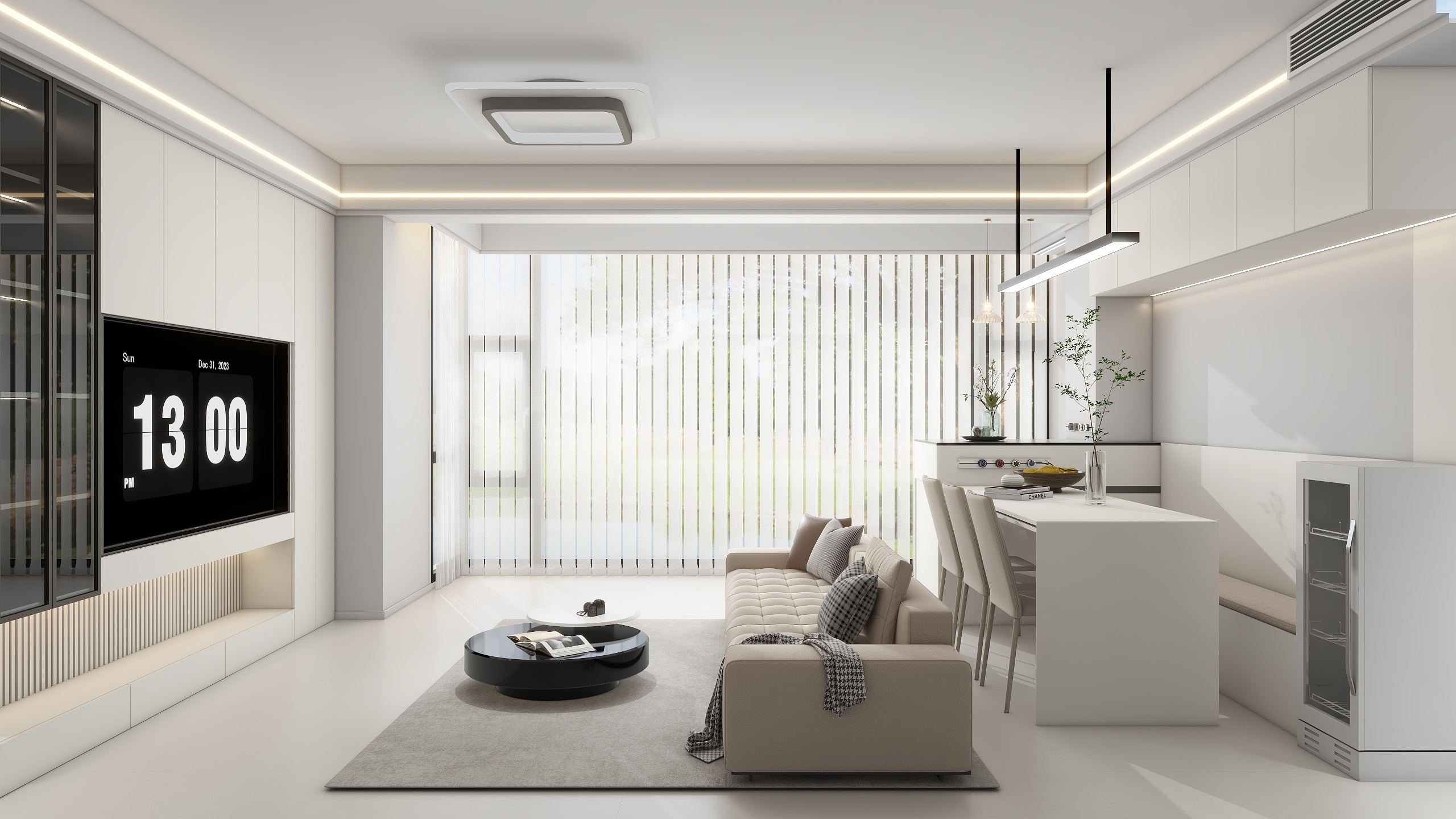 陳偉霆-99㎡3室-装修设计方案