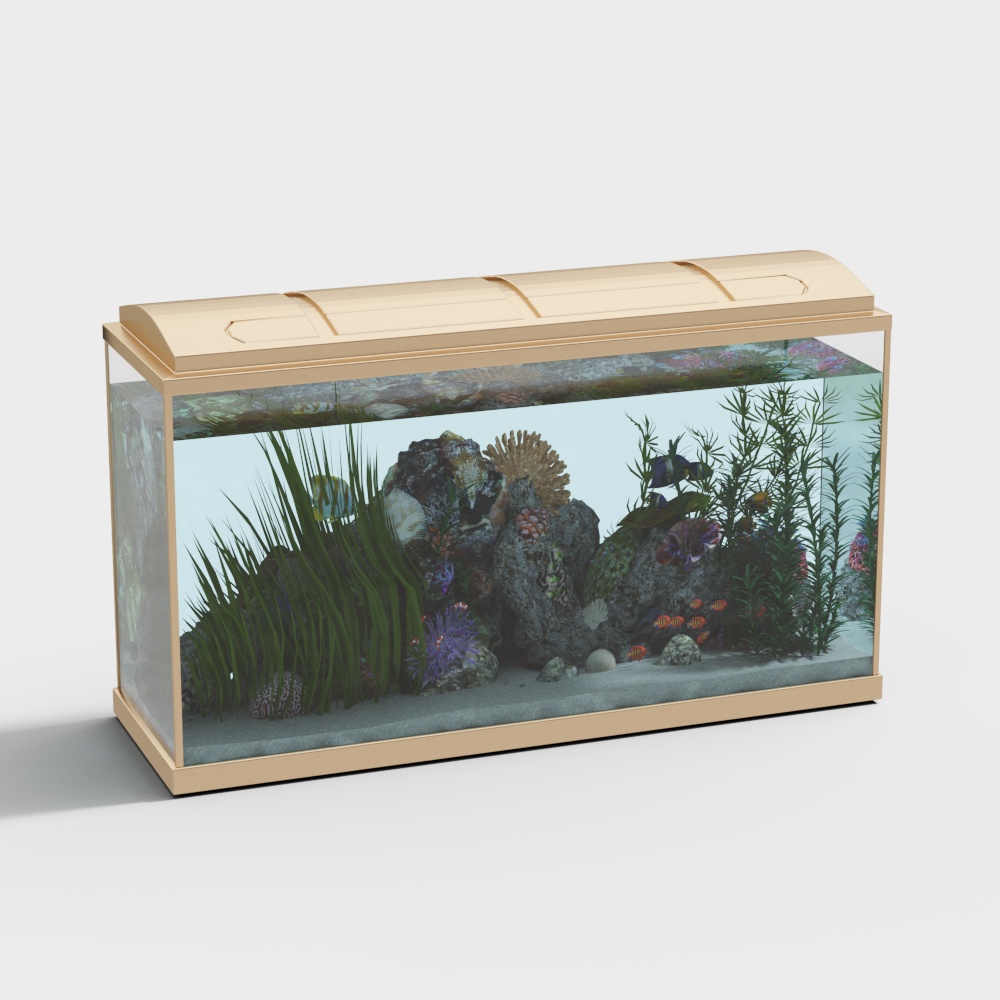 鱼缸-13D模型