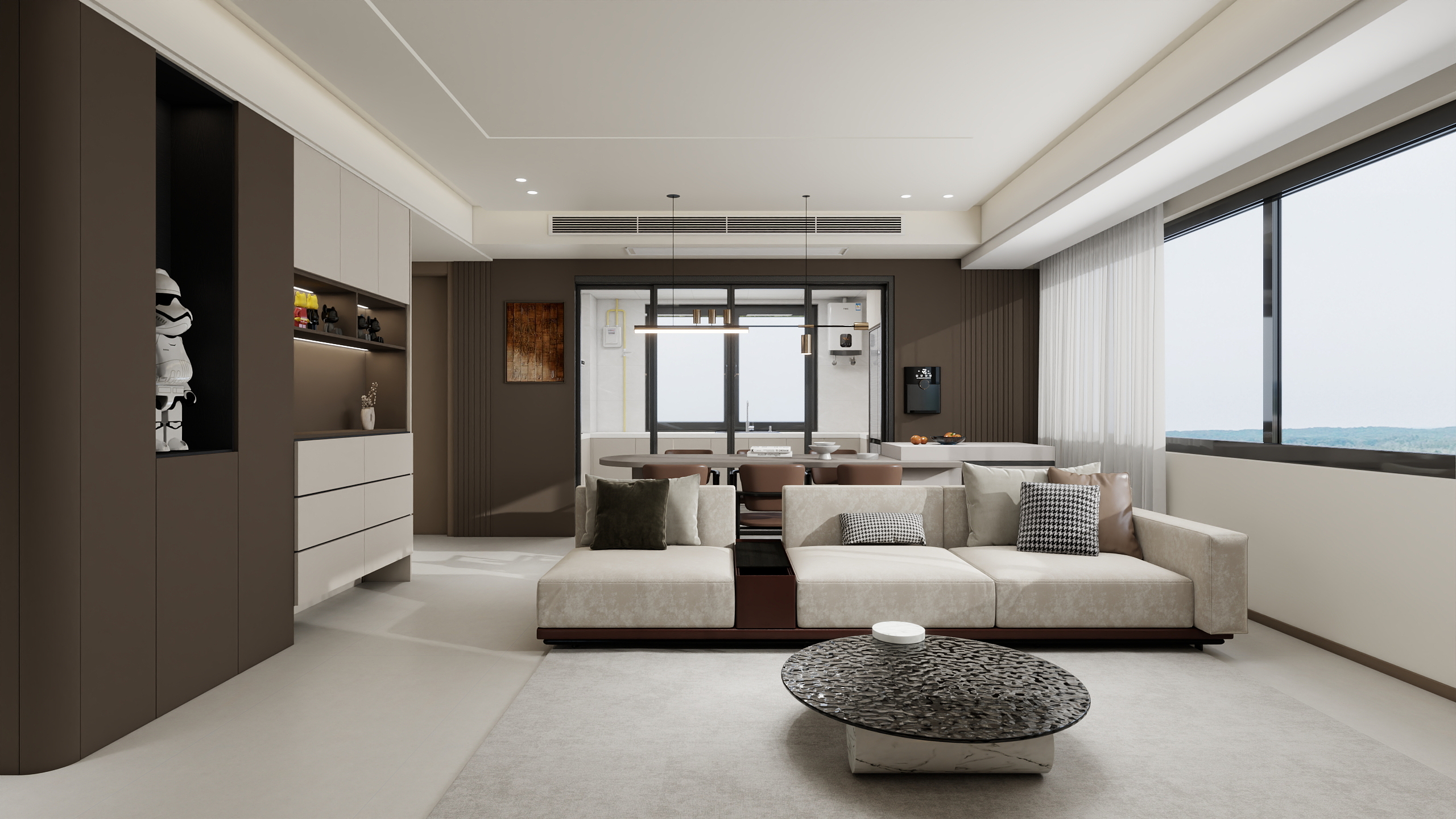 岳雯_-118㎡3室-装修设计方案