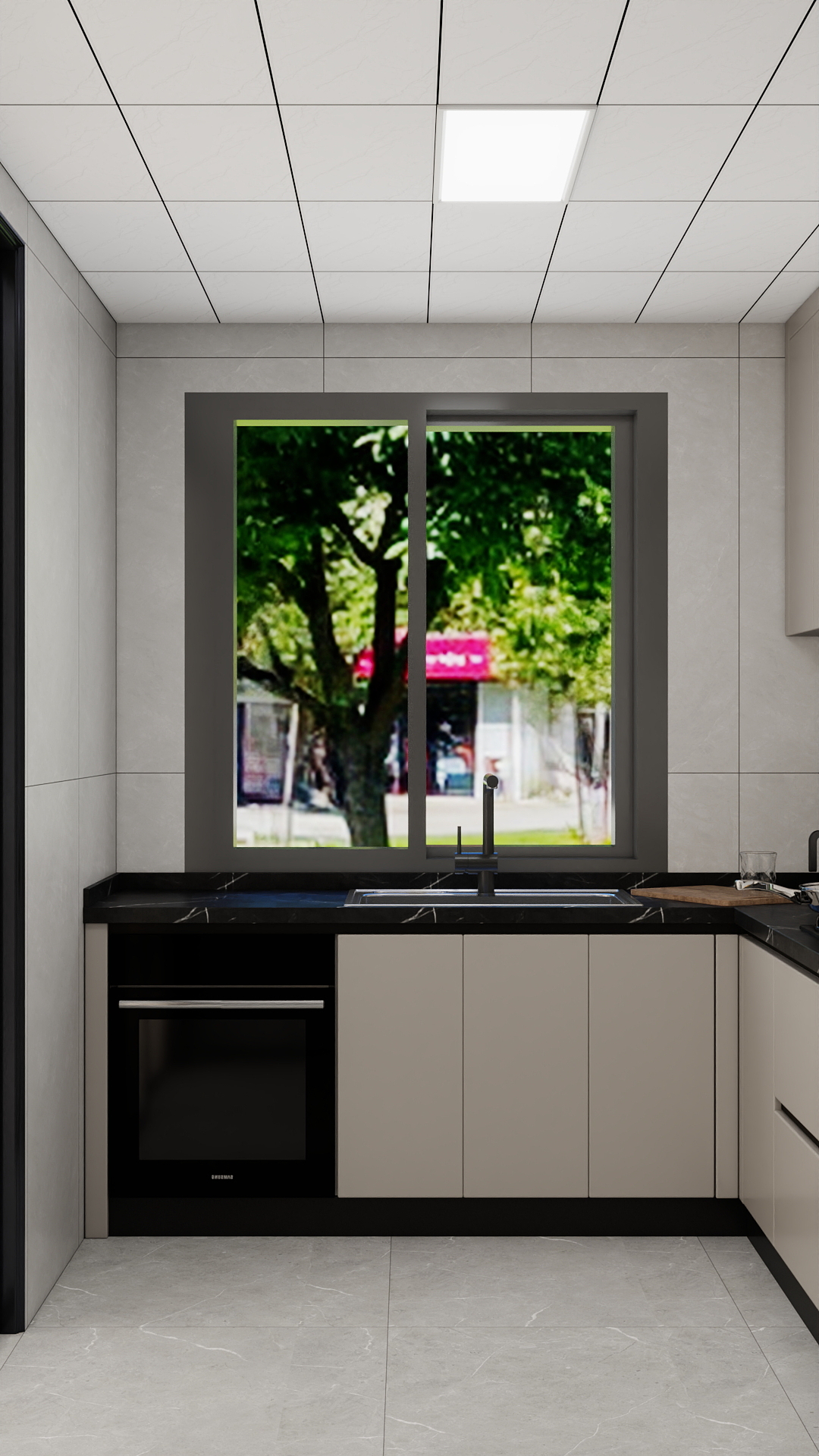 吴爽-201m²现代简约风格设计装修效果图