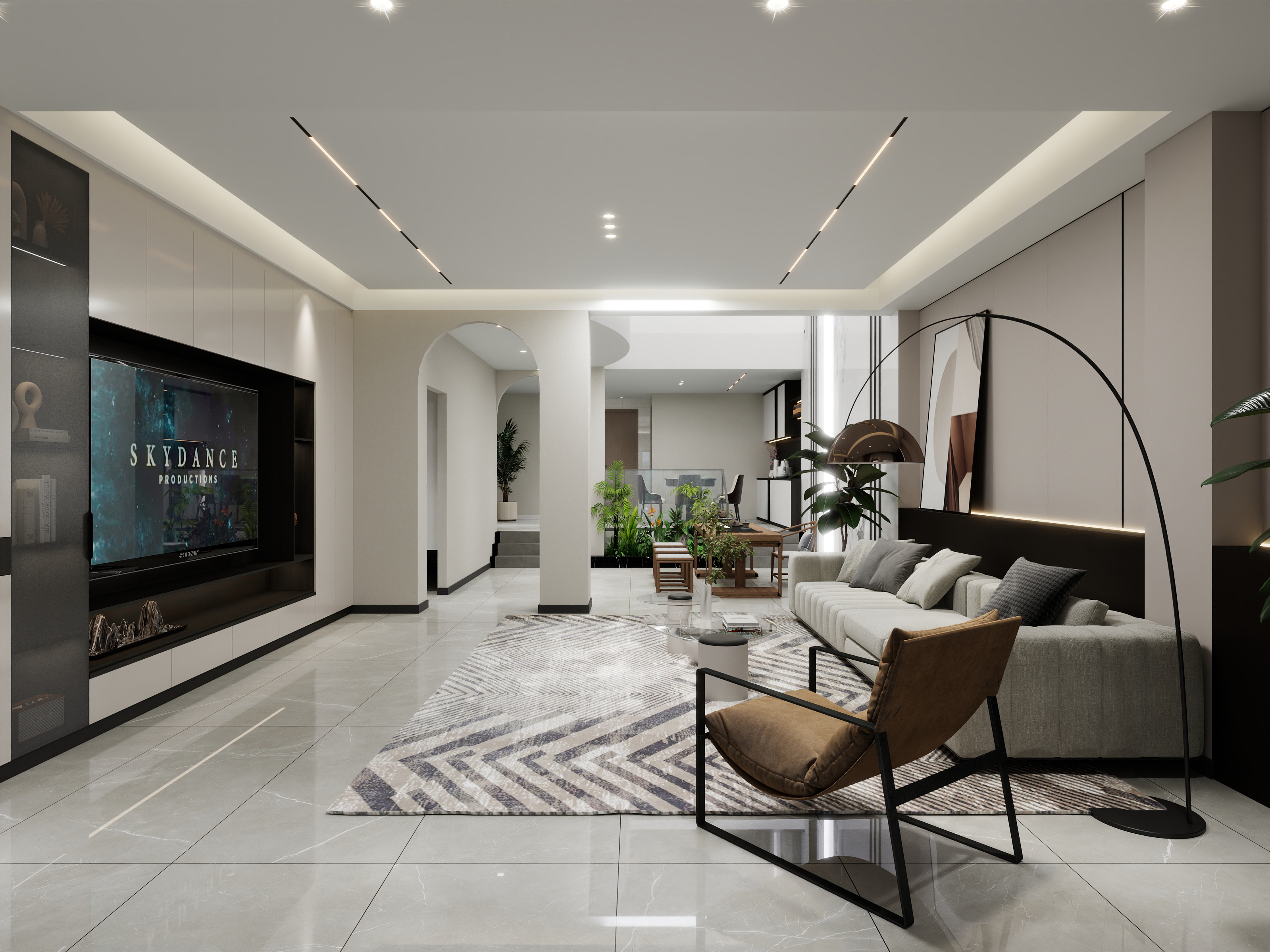 MR丶徐-长清圣菲花语1-2楼-装修设计方案