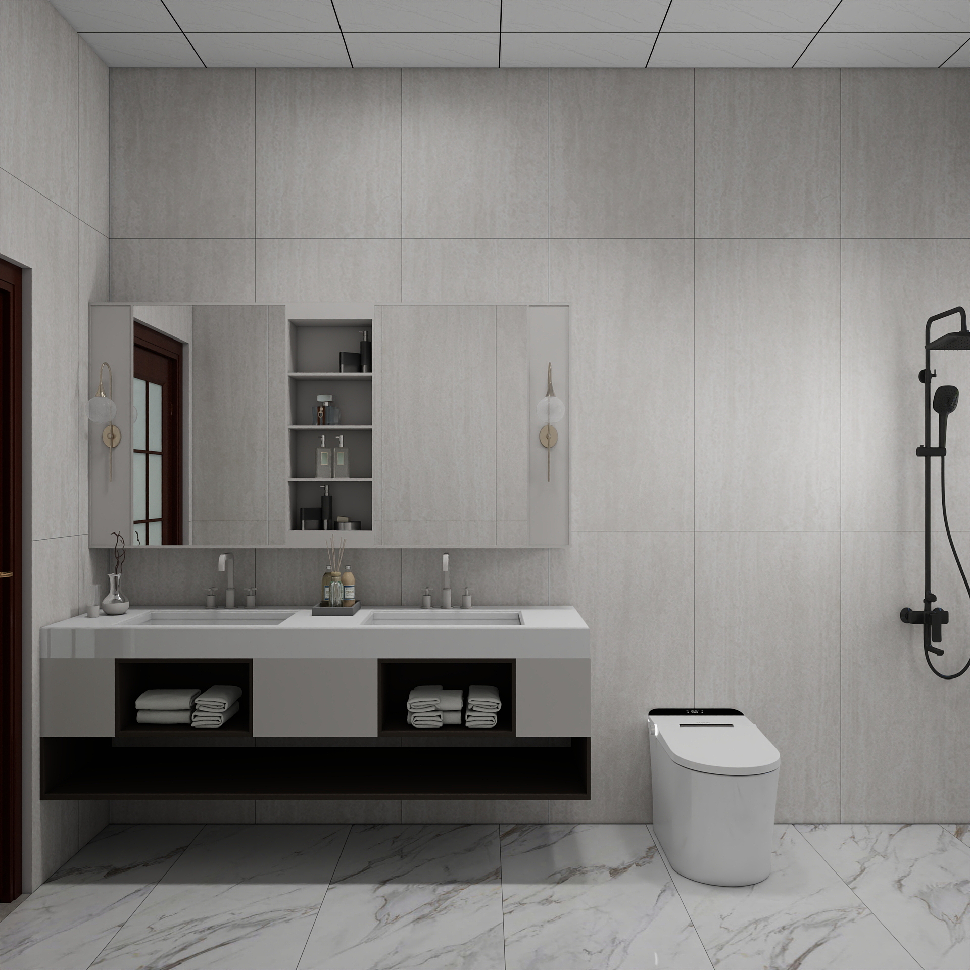 吴爽- 320m²新中式风格设计装修效果图