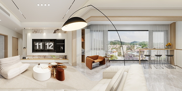 晨阳WX15388130710-人居 紫云府15-2-1002吴姐 李哥 暖色现代风格 老方案-装修设计方案