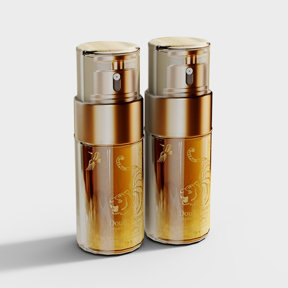 化妆品组合3D模型