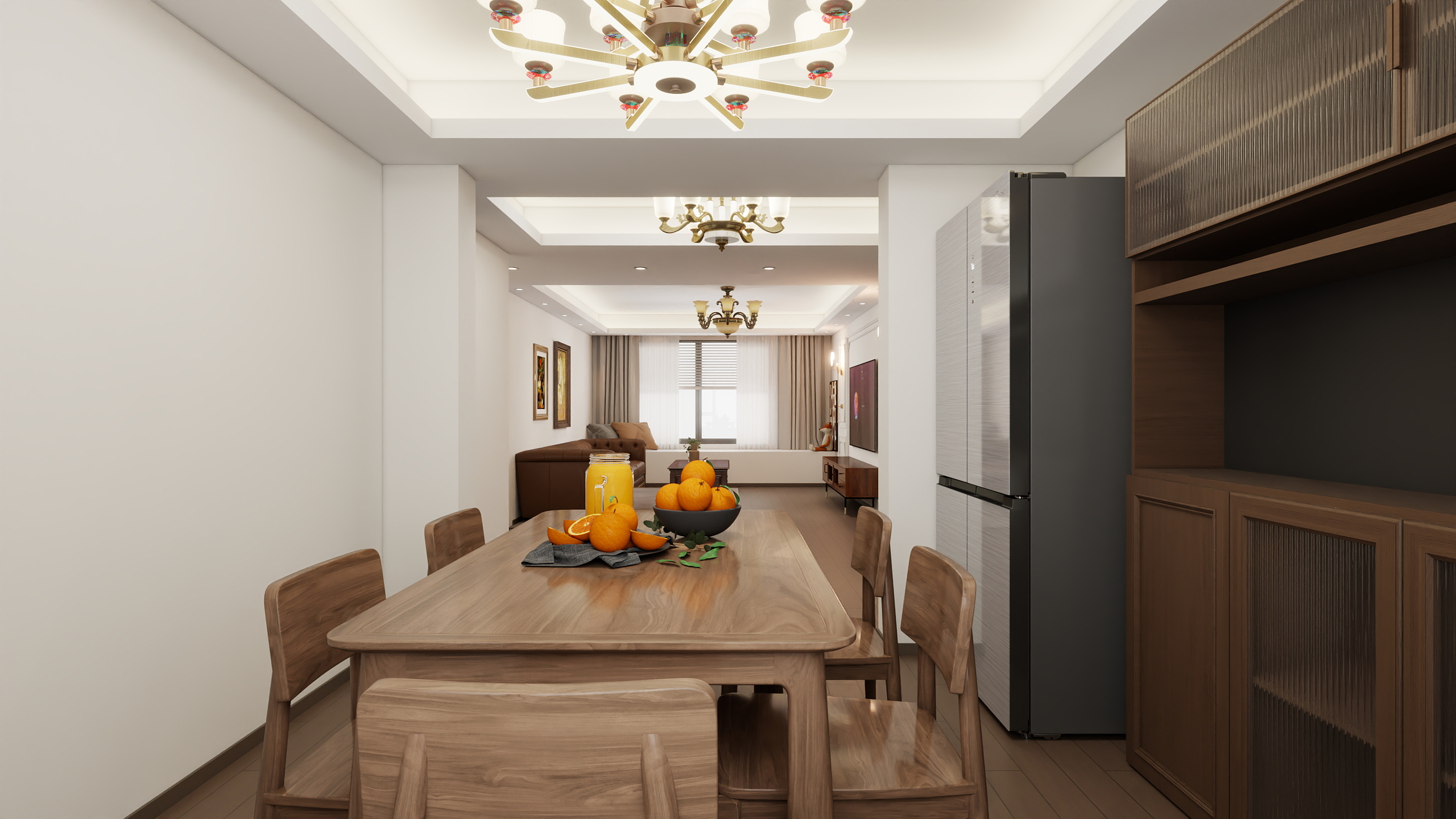 全案设计丨MaBert-红木林装修效果图