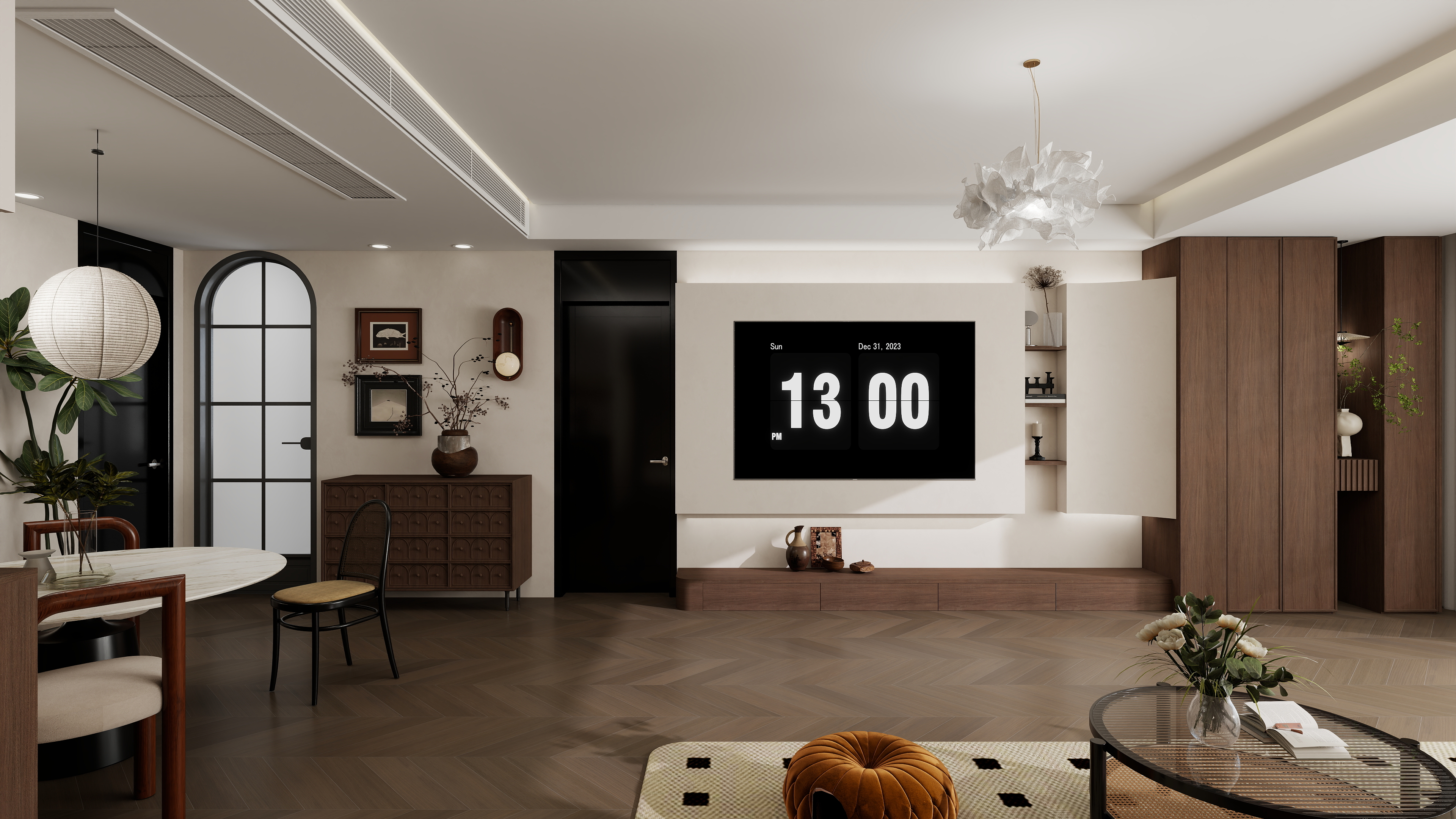 鼓楼区-111㎡3室-装修设计方案