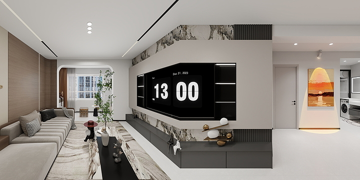 长发的月啊-中海城尚城231#2-11-2 -装修设计方案