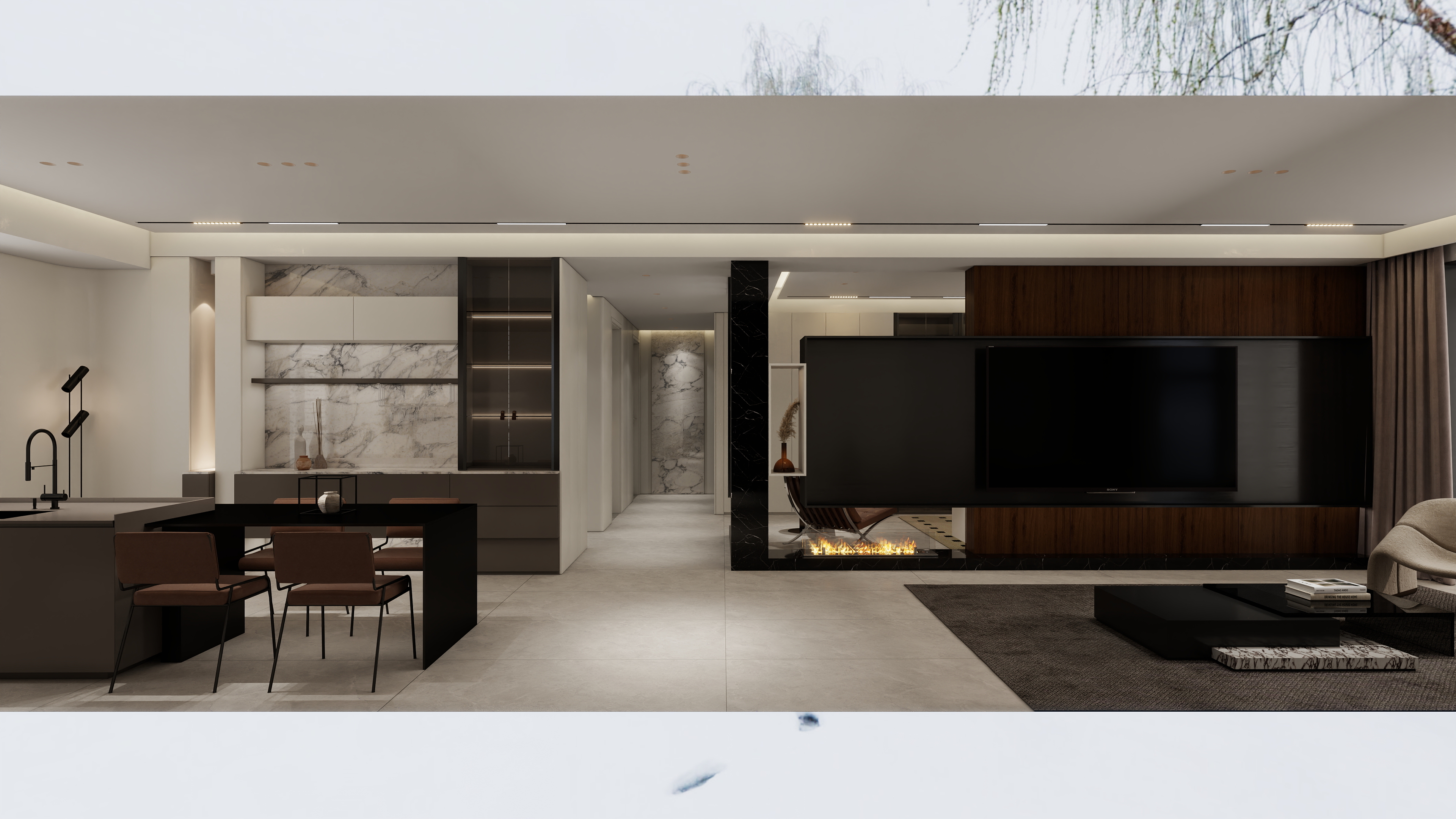 柏悦全案设计工作室-碧桂园 - 设计-意式-装修设计方案