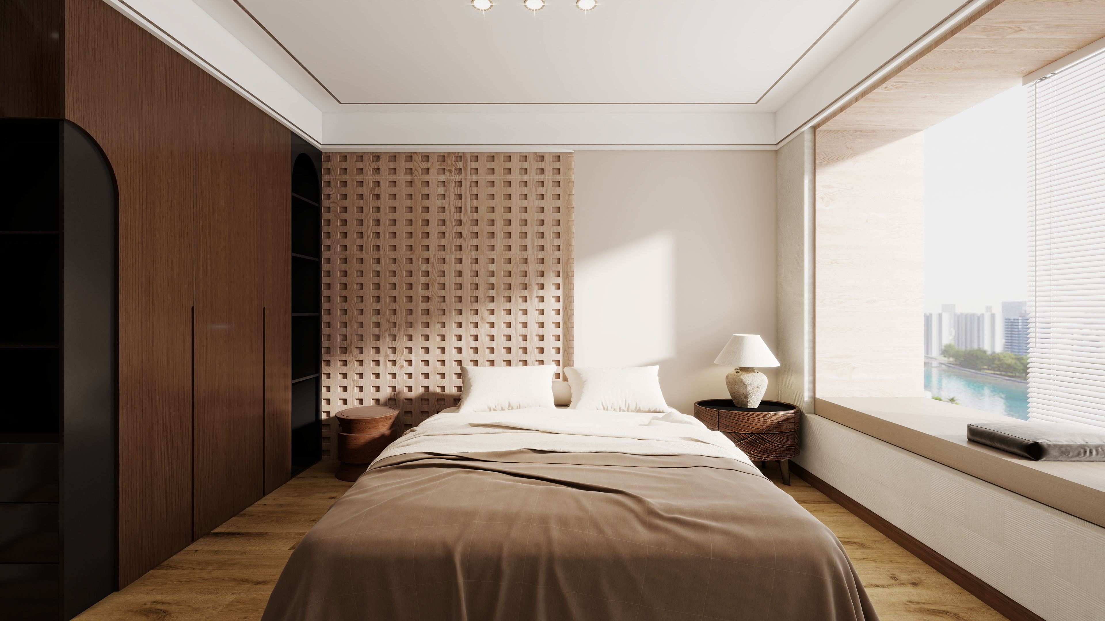 大金空调官方-150㎡新中式雅居：现代风华邂逅东方韵致装修效果图