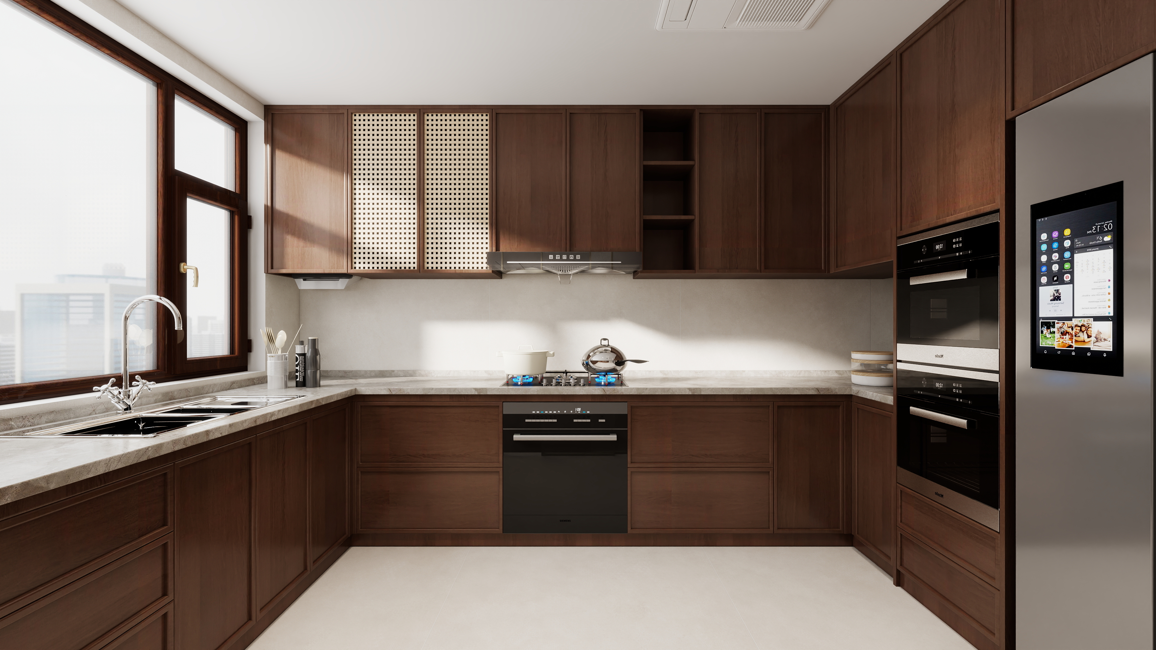 大金空调官方-150㎡新中式雅居：现代风华邂逅东方韵致装修效果图