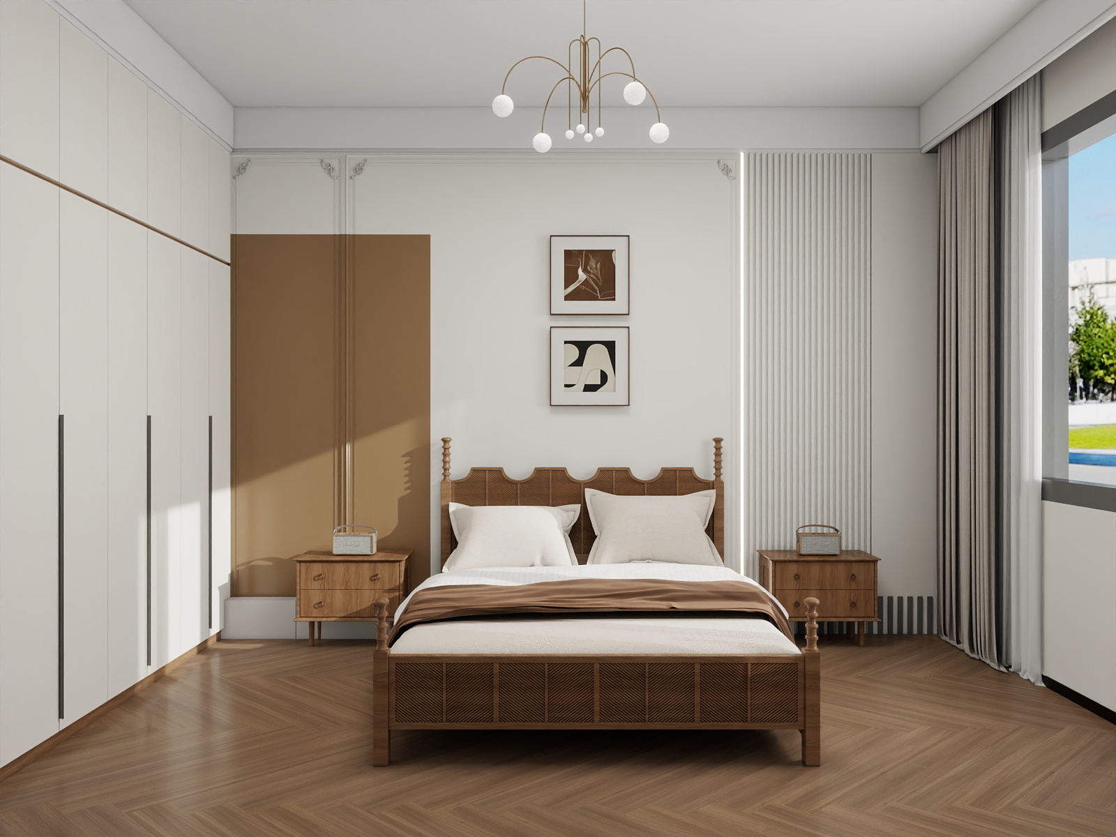 100元设计方案-106m²现代简约风格设计      装修效果图