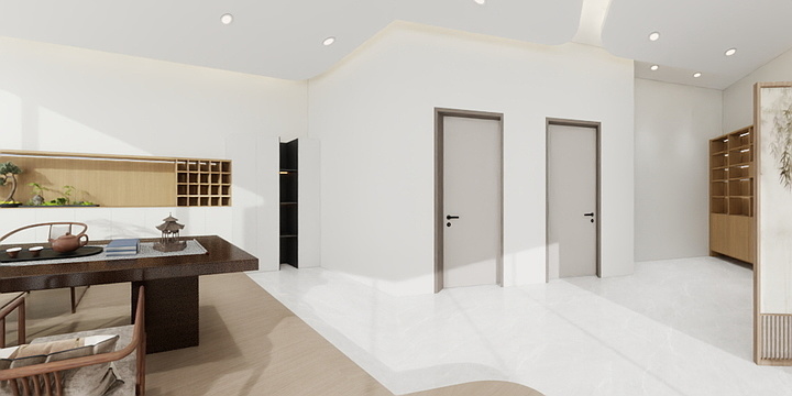 方寸间全屋整装-茶室-副本-装修设计方案