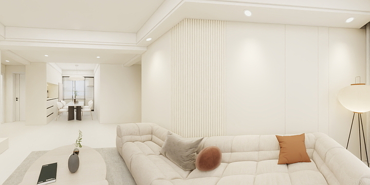 秋gUHL-化沂庄108㎡3室-装修设计方案