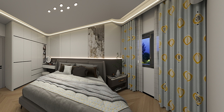 庞旋新-硬装专业等级考核户型-装修设计方案