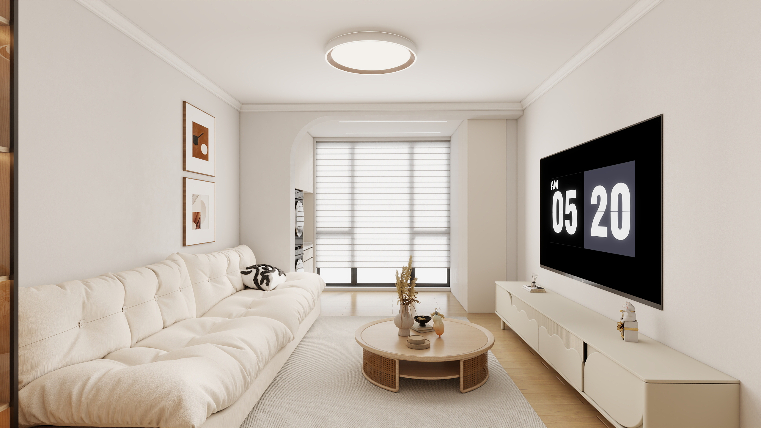 Jerry-空间设计-71㎡2室装修效果图