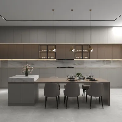 Modern Gray Dining Room Decor Ideas